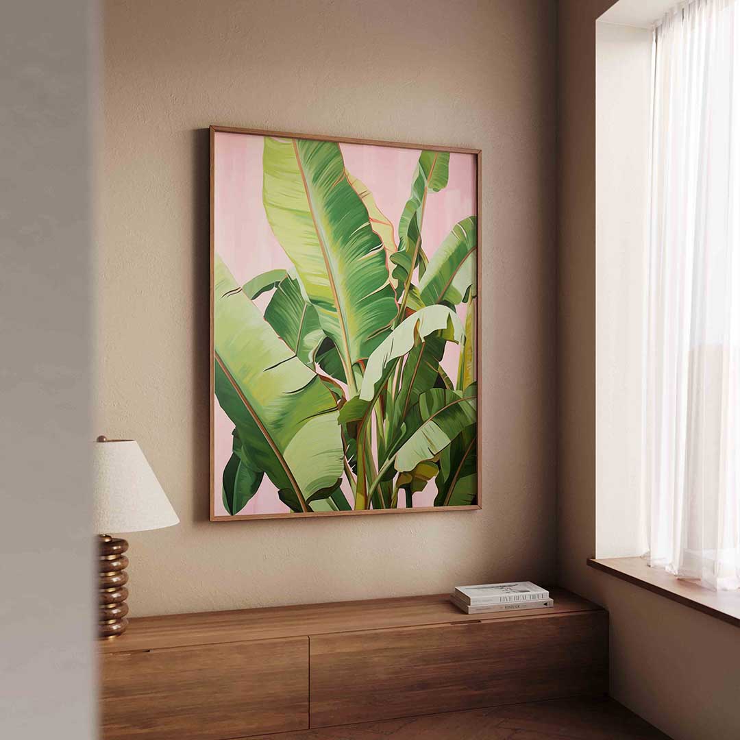 Banana bladeren Poster