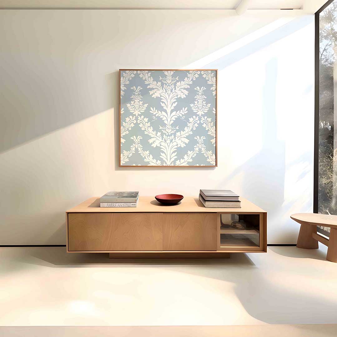 Symmetrische bladeren Poster