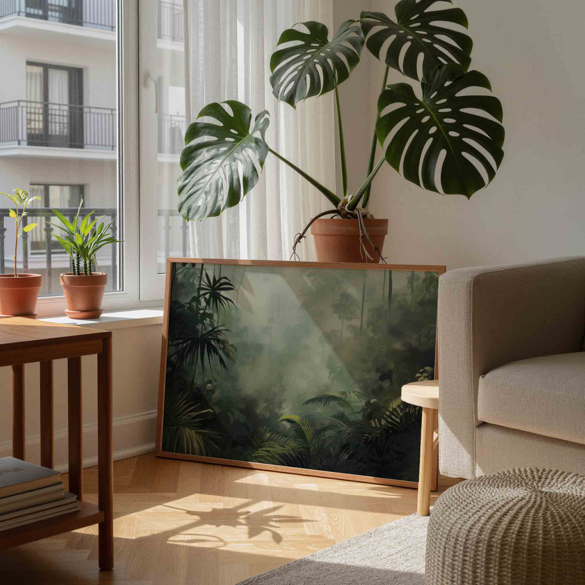 Tropisch bladerdek Poster