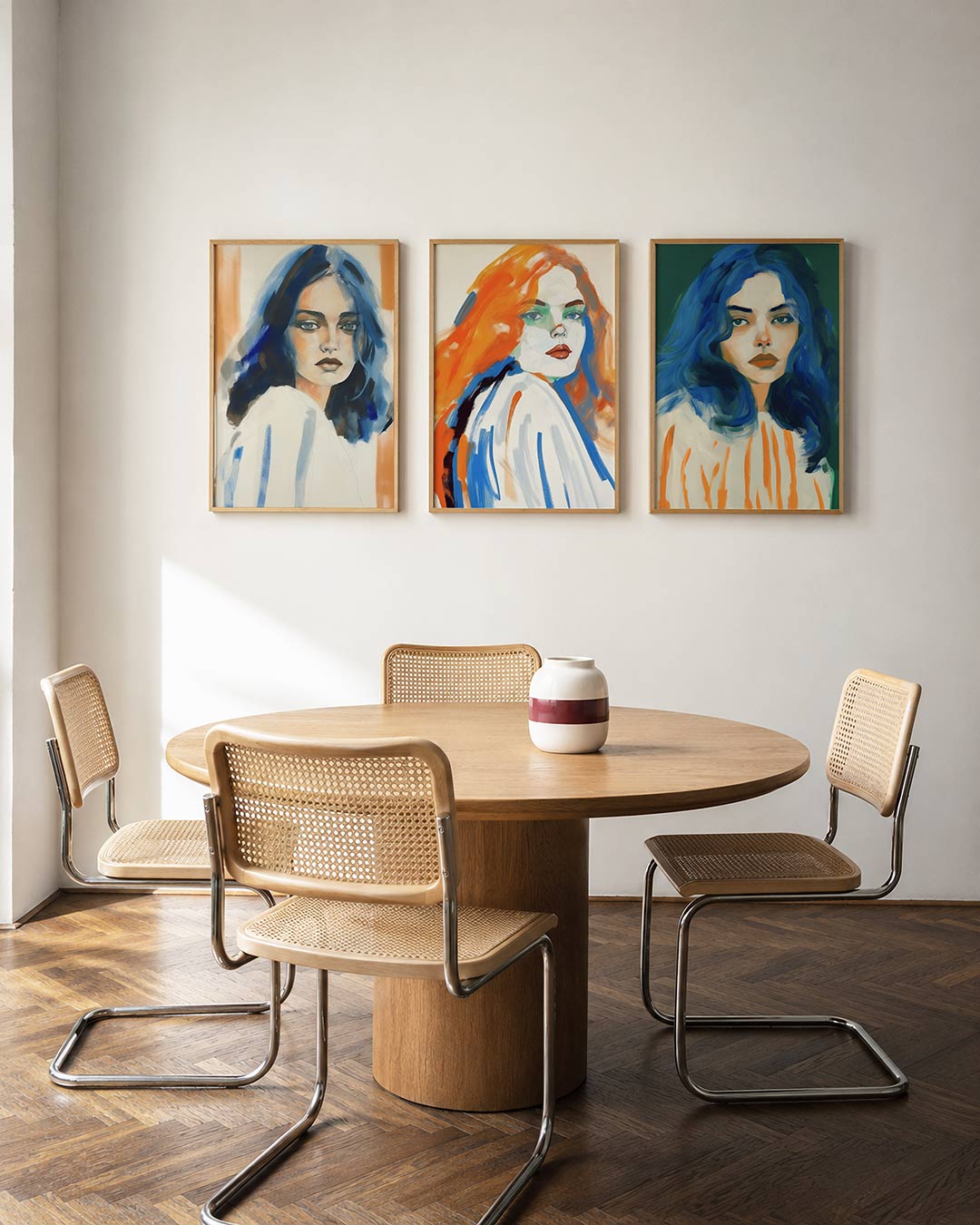 Kleur en portret Posterset