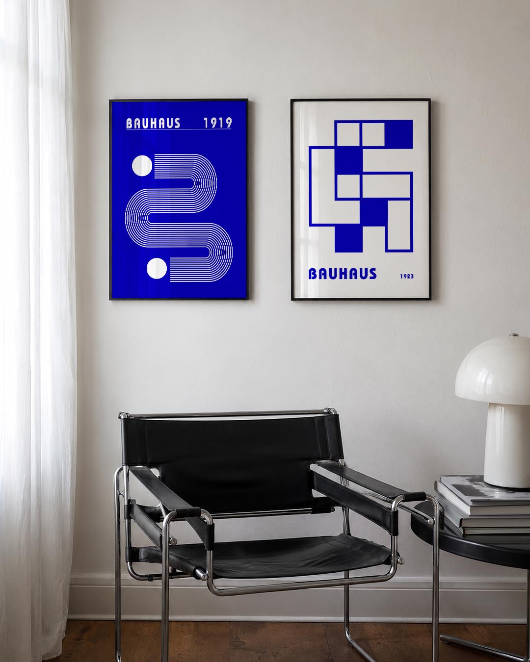 Lijnen en cirkel Posterset