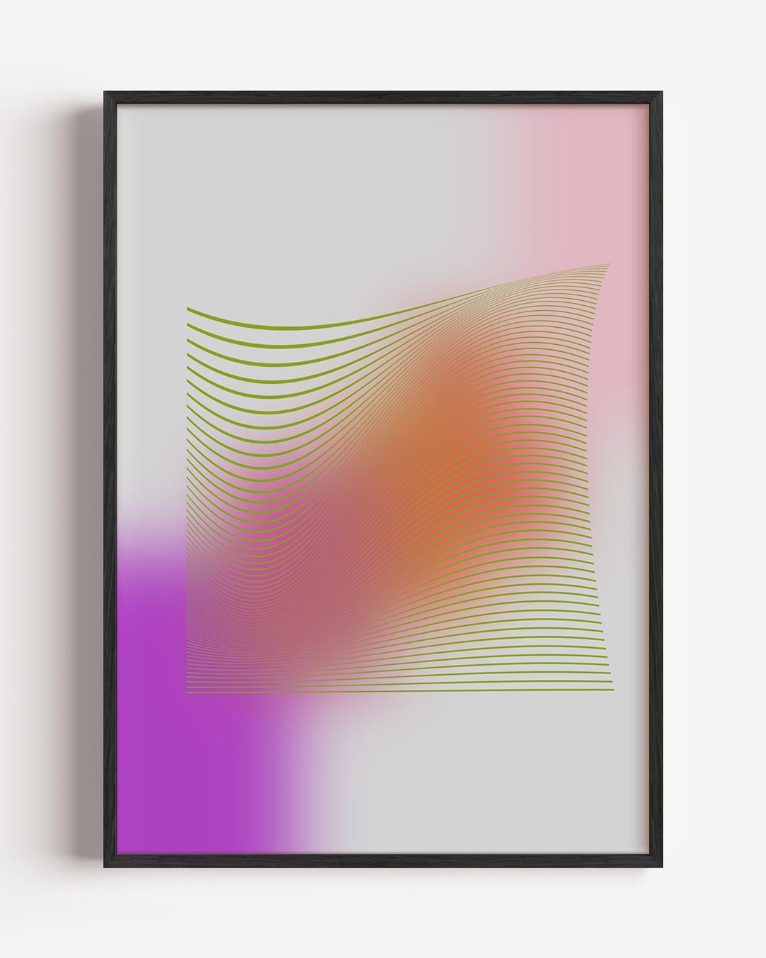 Kleurrijke Golven Poster-WallArtistic