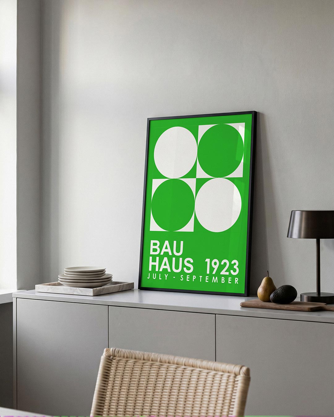 Cirkel en vierkant Poster
