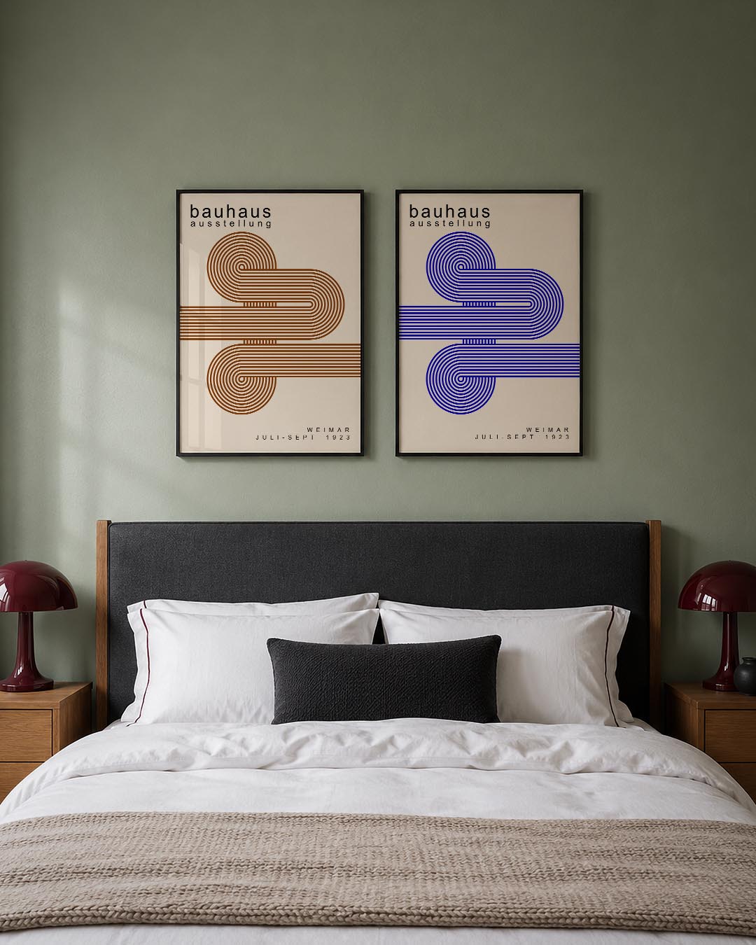 Lijnen en cirkelpatronen Posterset
