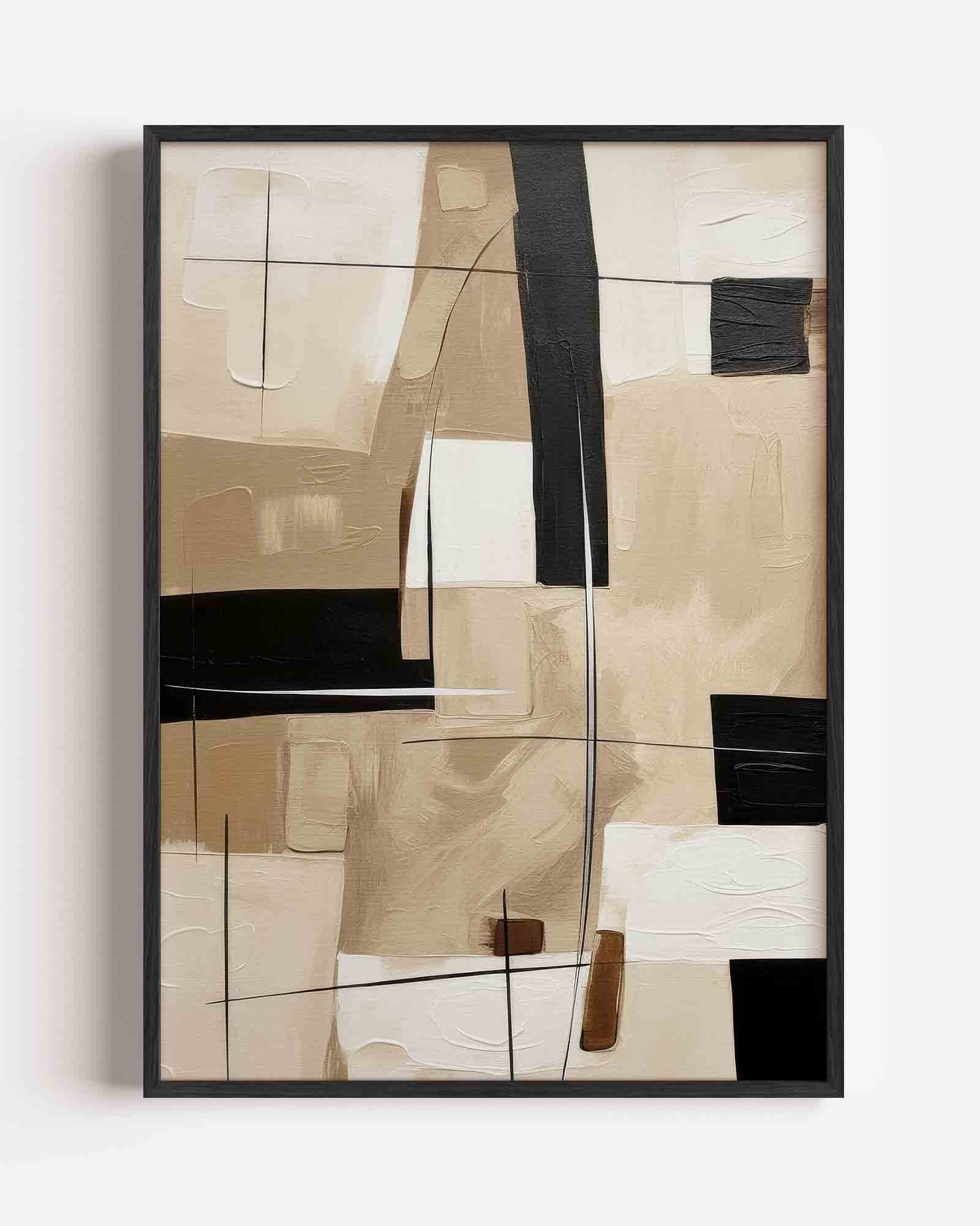Abstracte vormen Poster