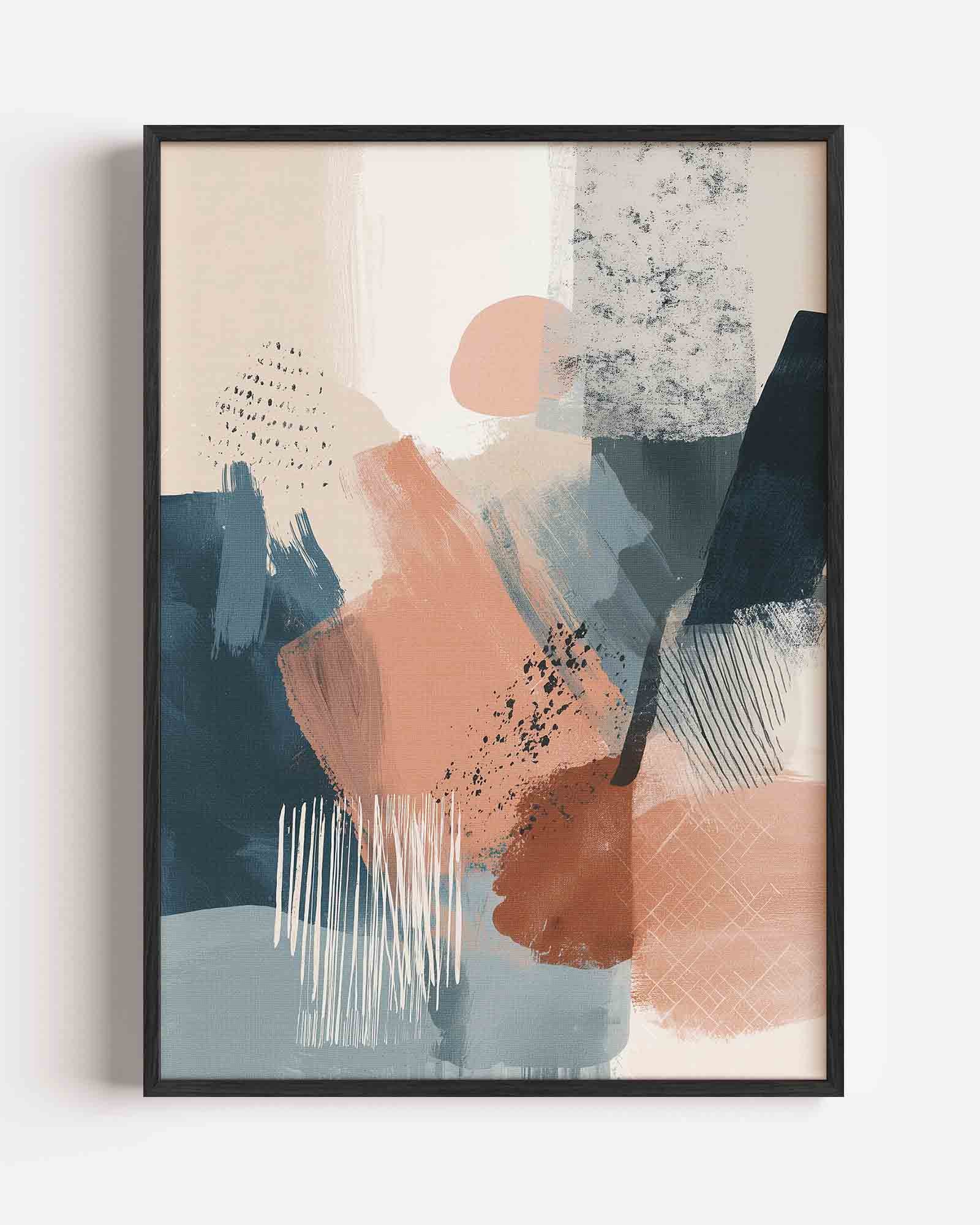 Abstracte vormen Poster