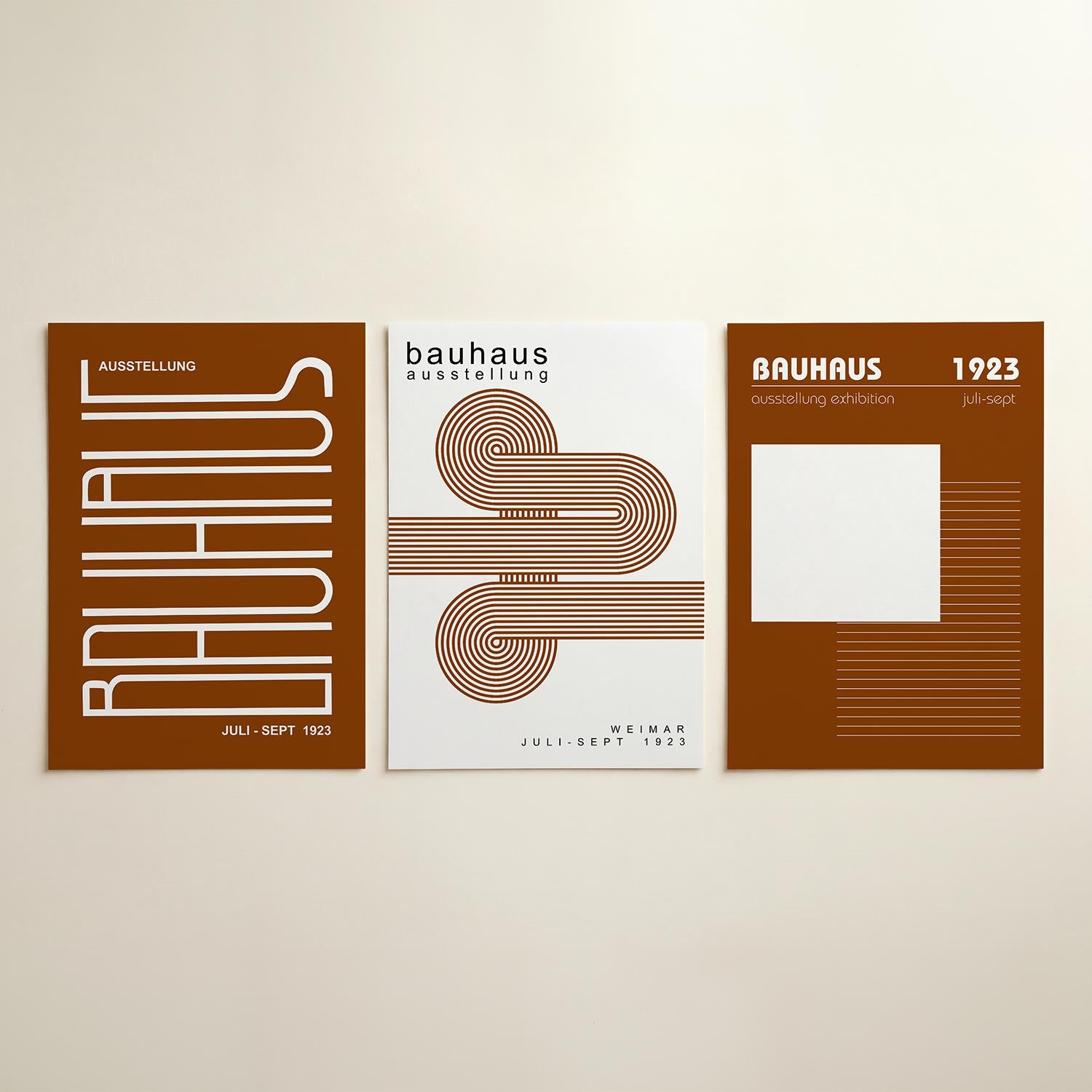 Lijnenspel en kleur Posterset
