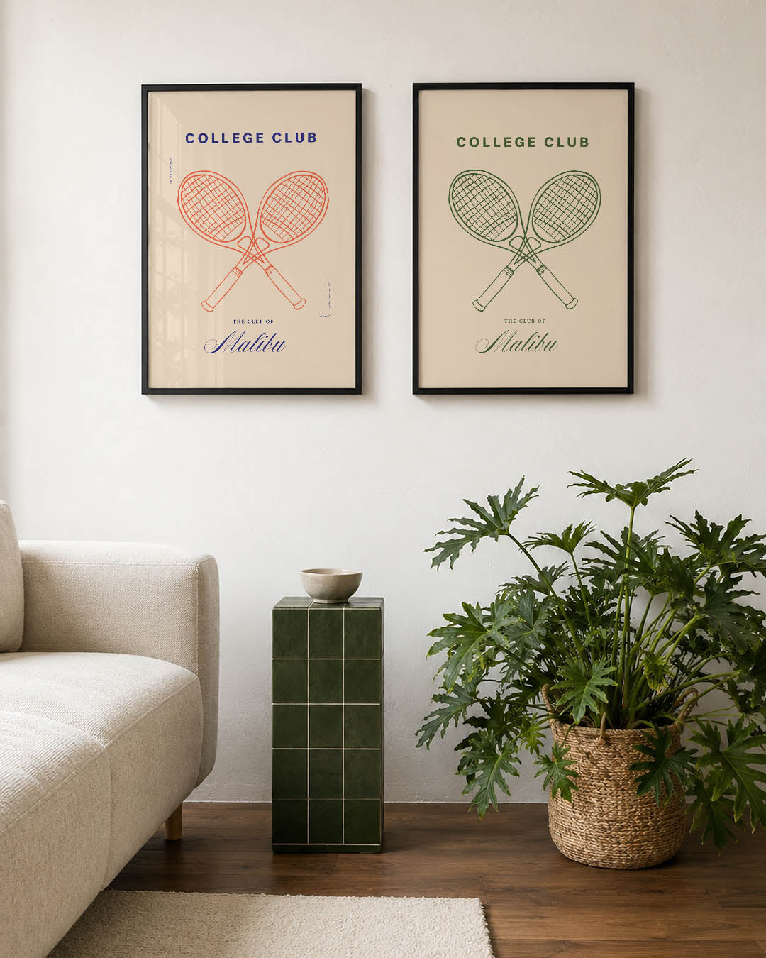 Tennis racket harmonie Posterset