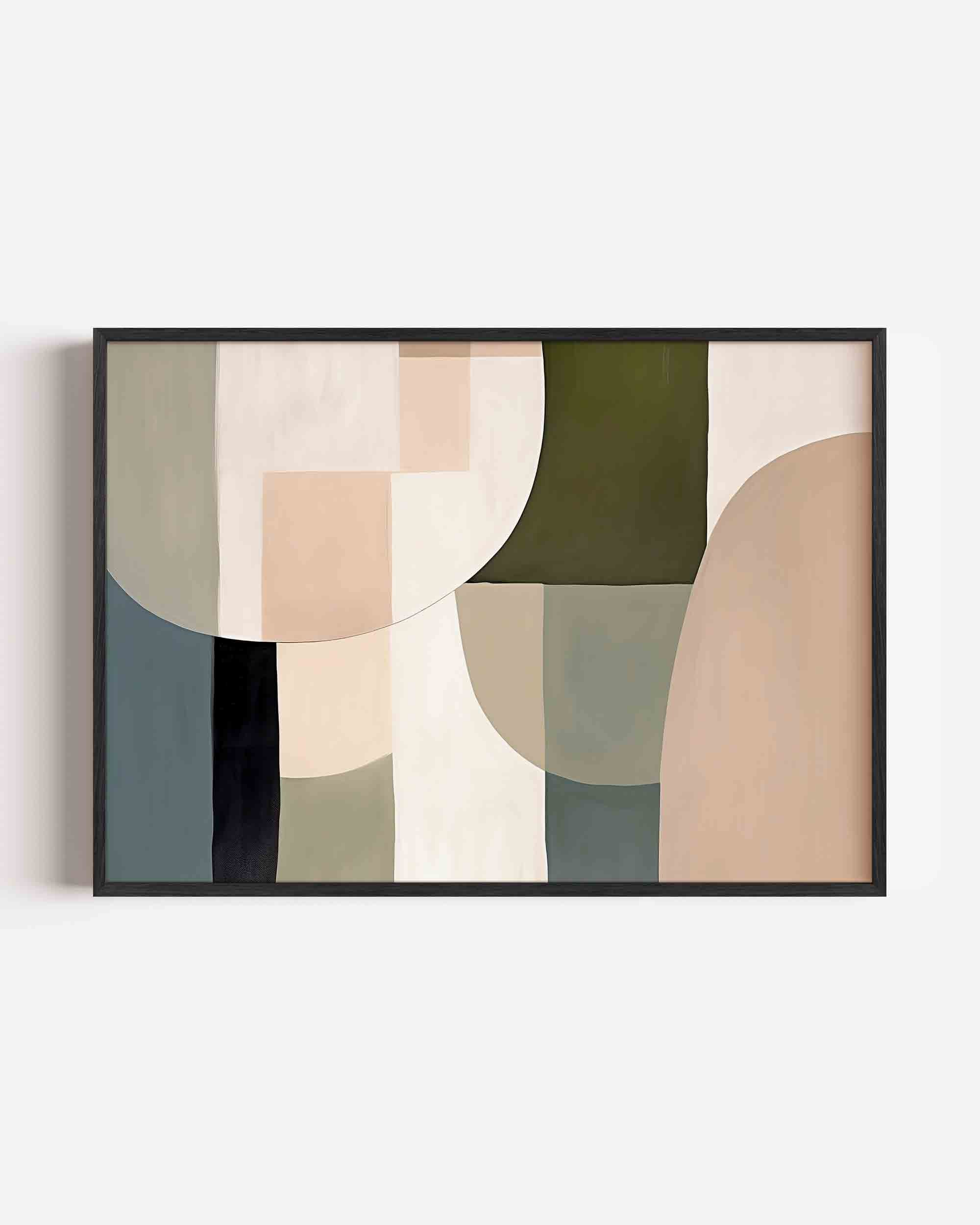Abstracte vormen Poster