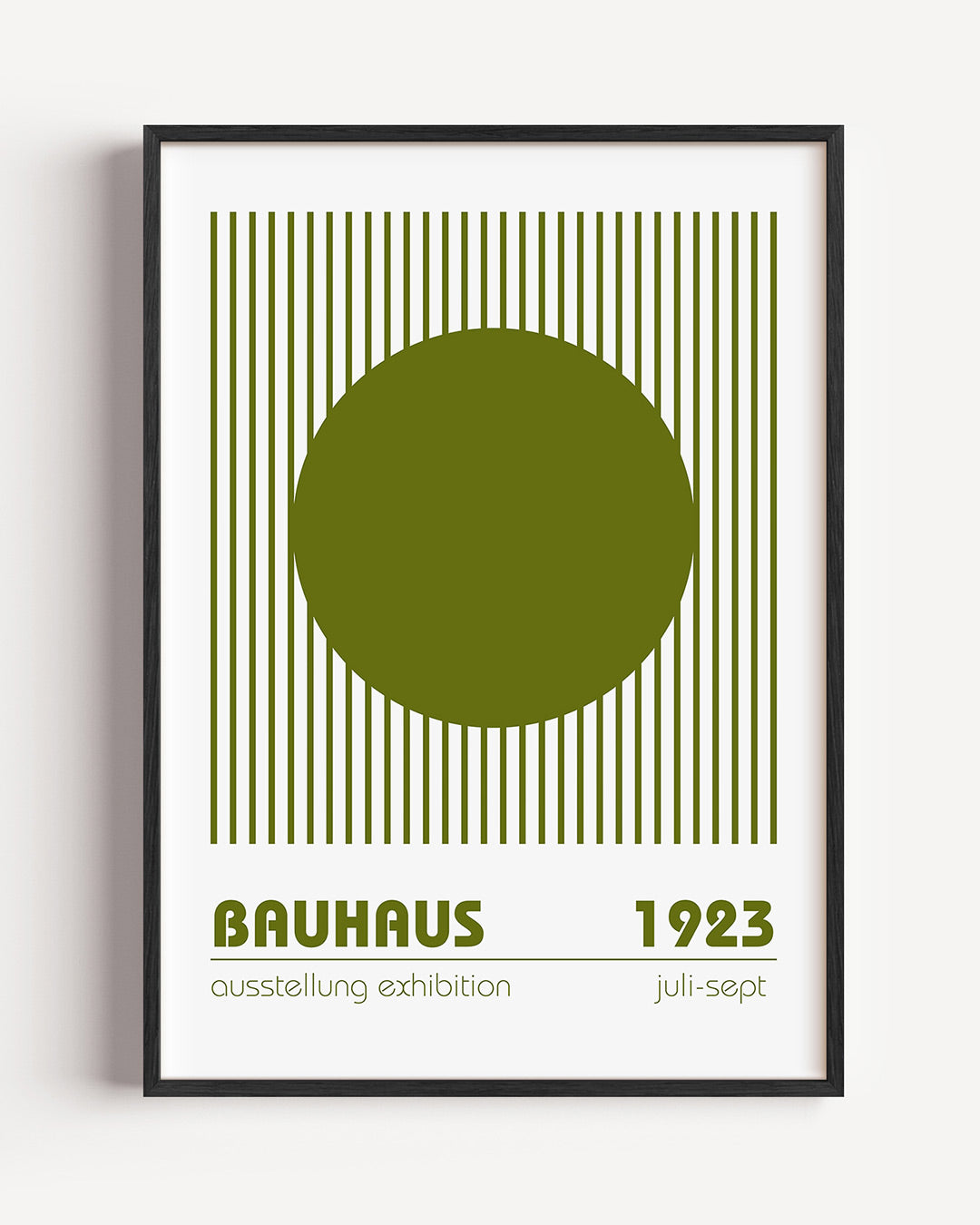 Cirkel en lijnen Poster