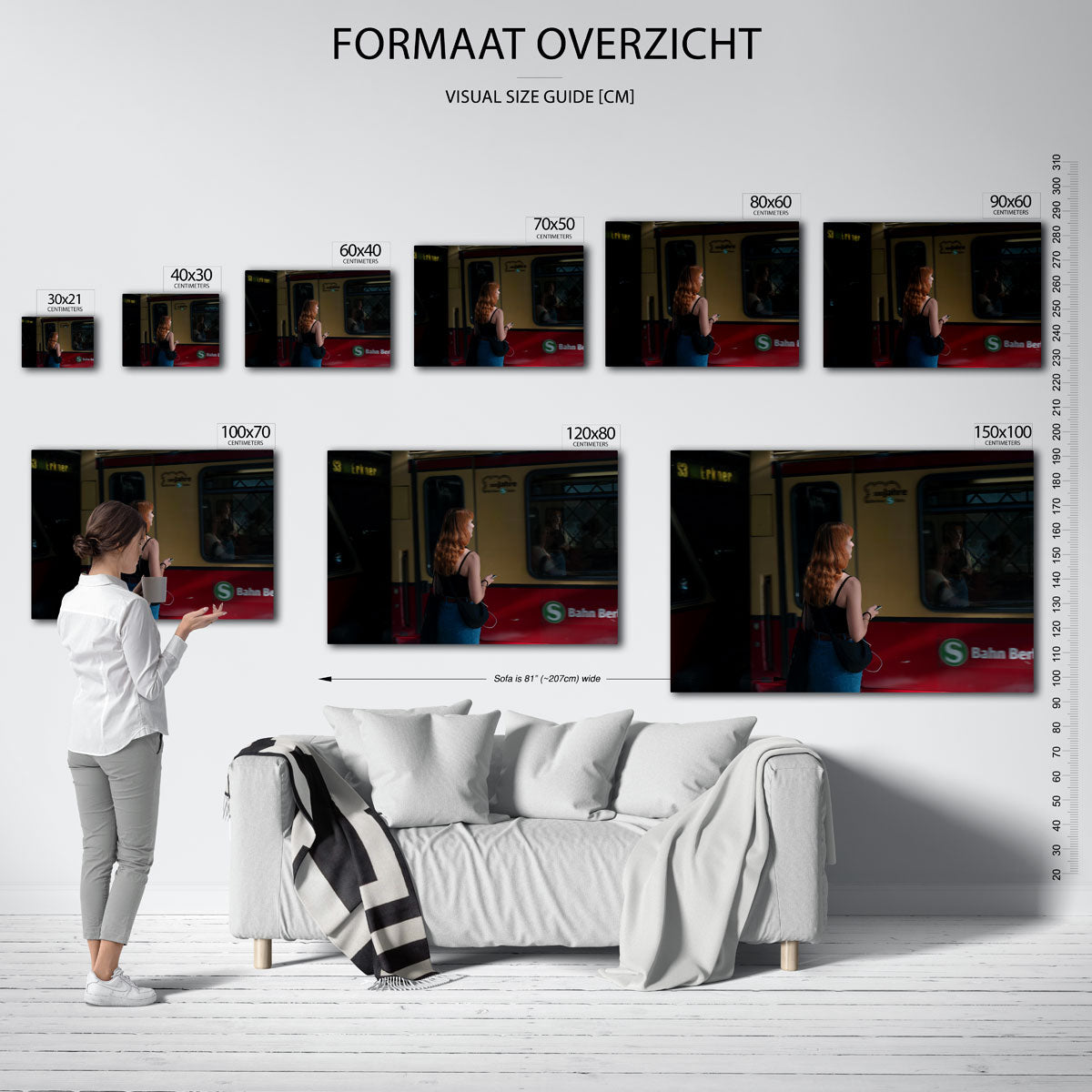 Stadsleven moment Poster