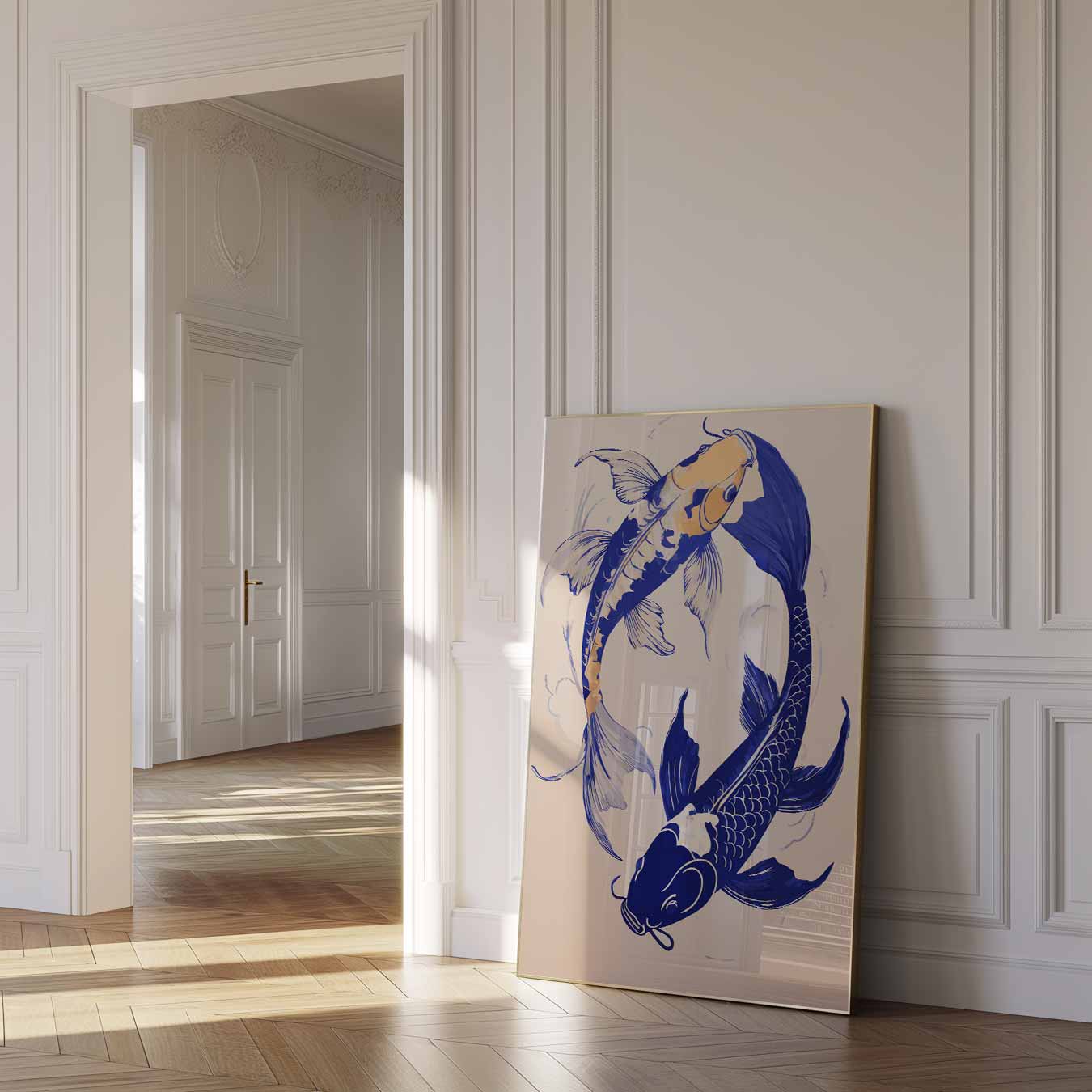 Elegante Koi Karper Poster-WallArtistic