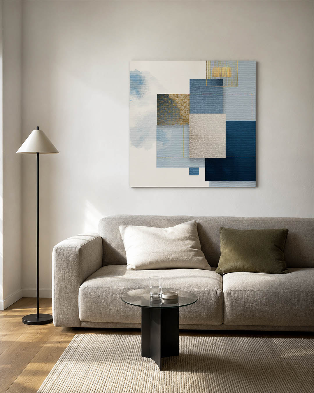 Geometrische compositie Kunstwerk