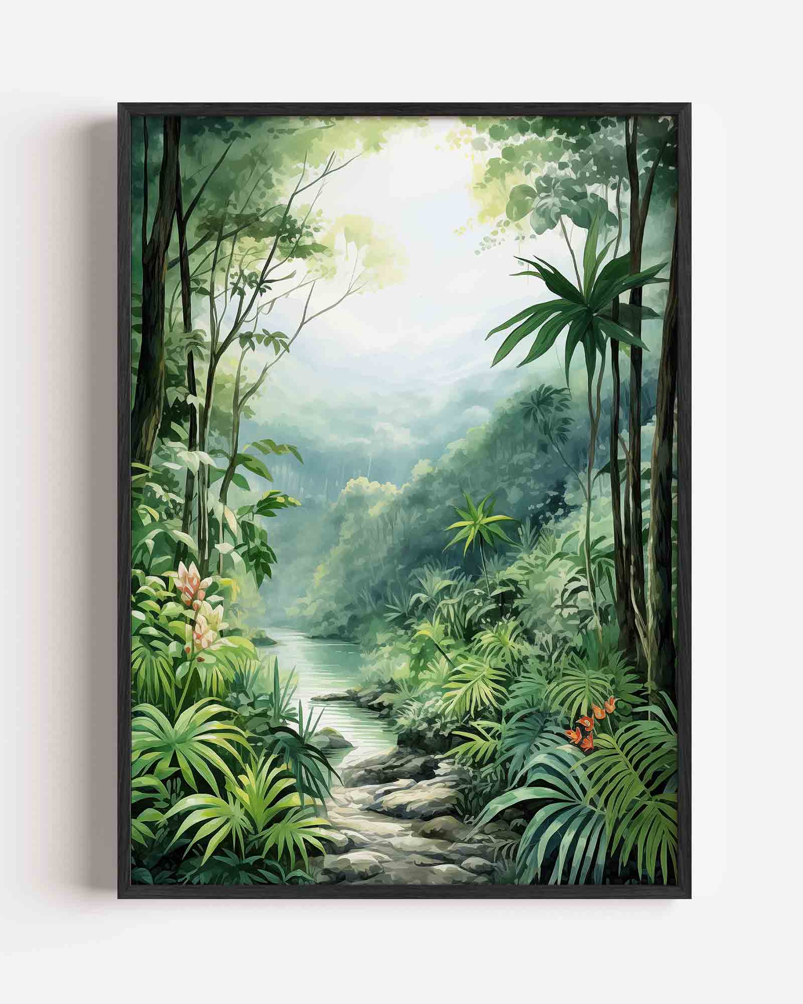Weelderige jungle Poster