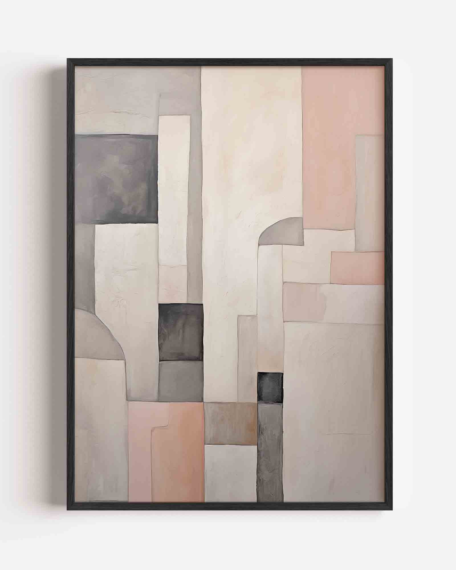 Abstracte vormen Poster