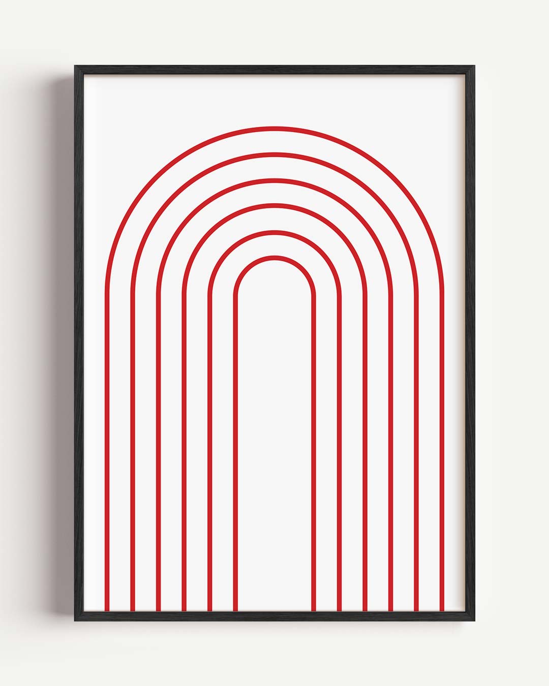 Modern Minimalistische Boog Poster-WallArtistic