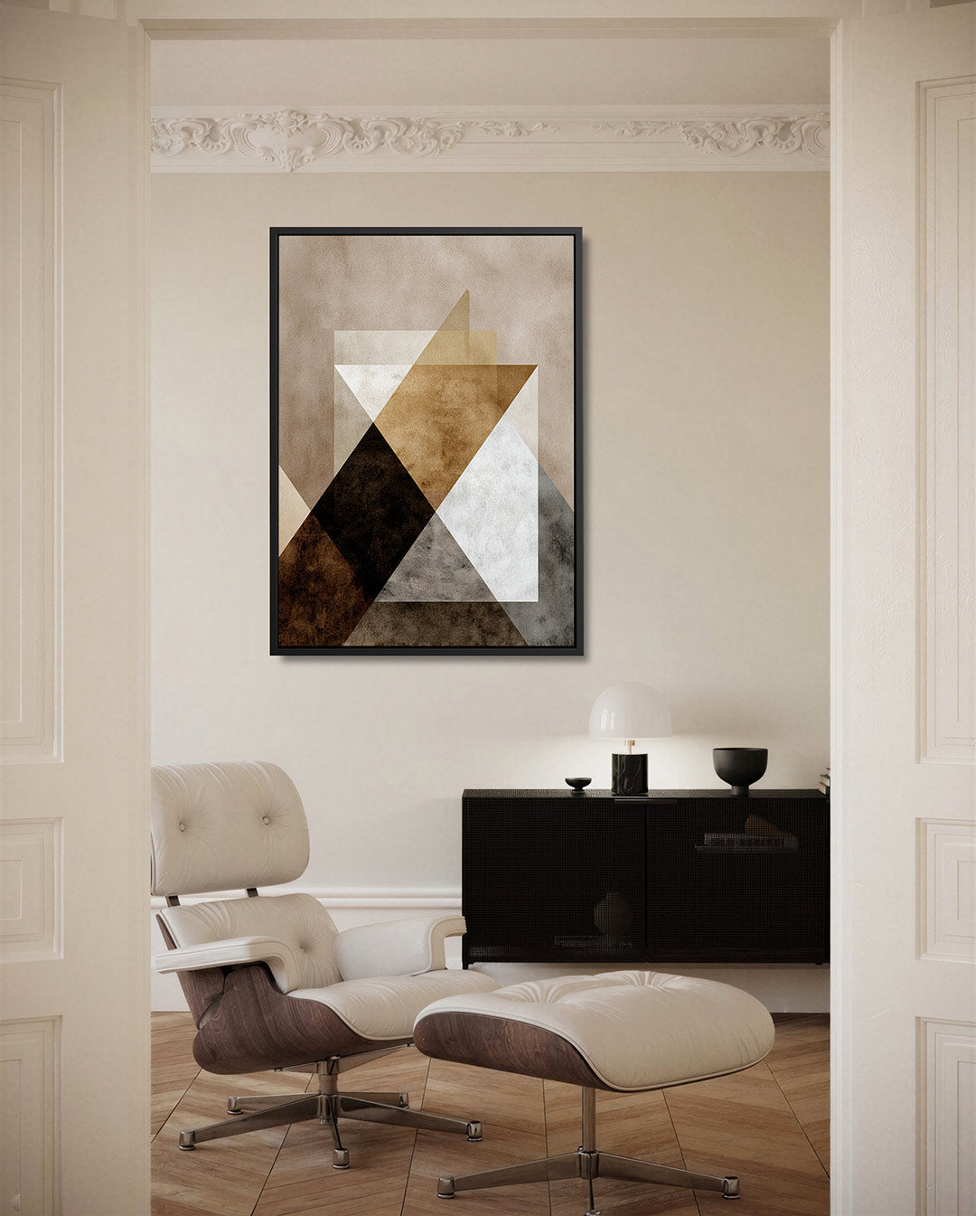 Geometrische vormen Kunstwerk