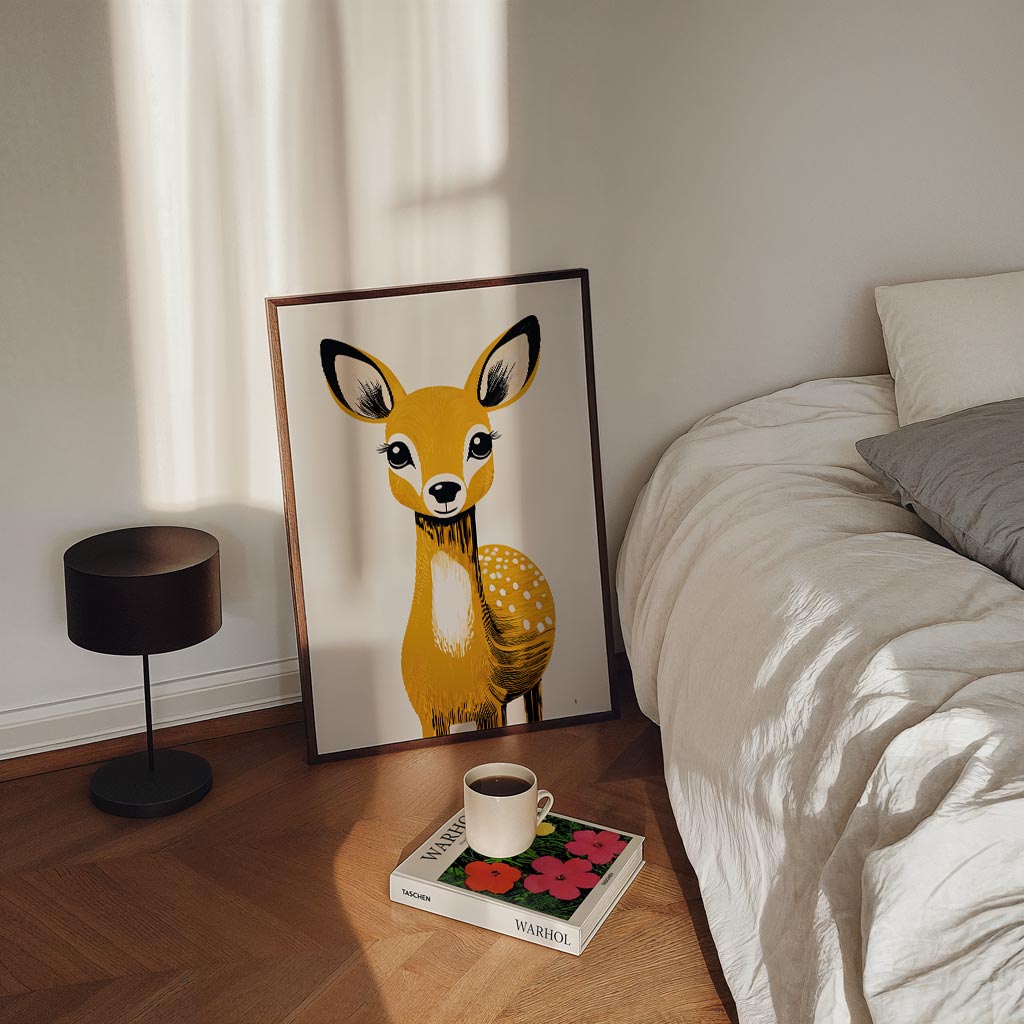 Schattige Hert Poster-WallArtistic