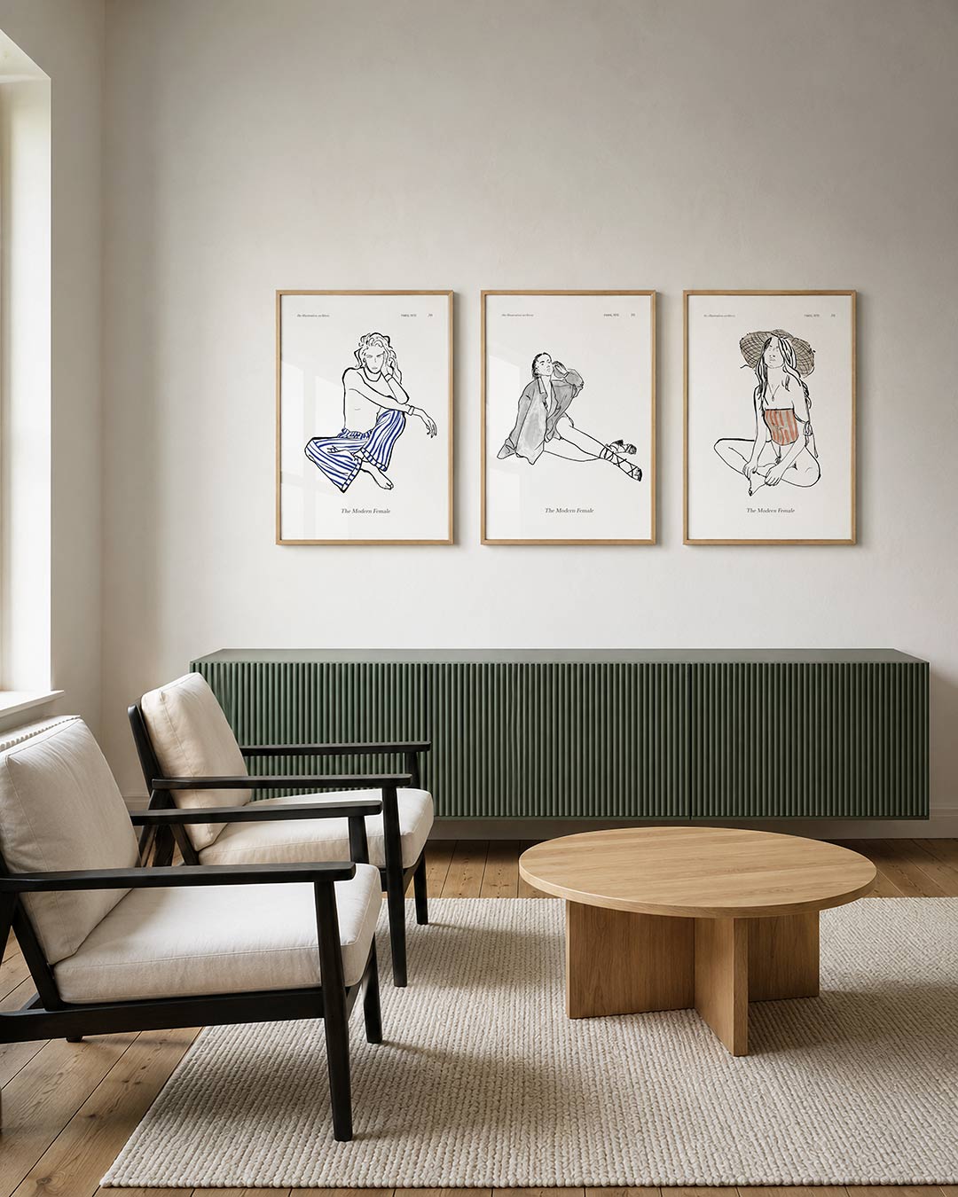 Lijnen en strepen Posterset