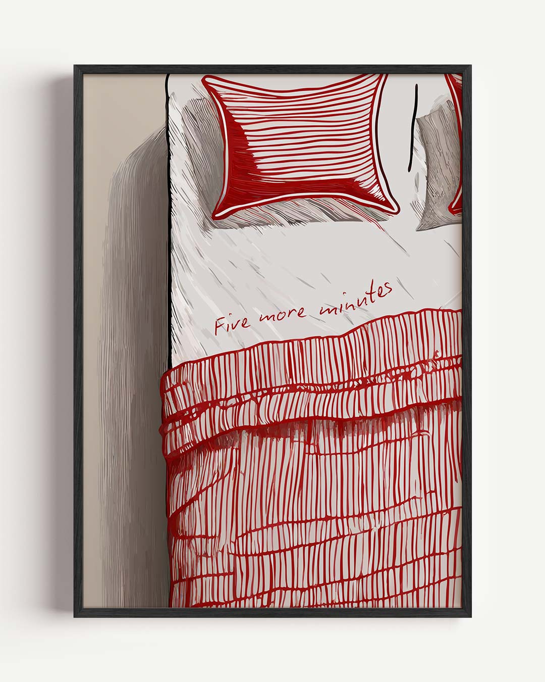 Snoozen in Stijl Poster-WallArtistic