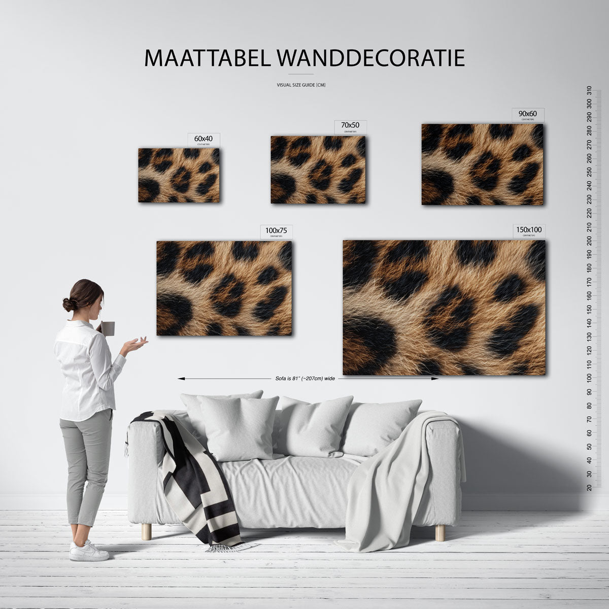 Dierlijk patroon Kunstwerk