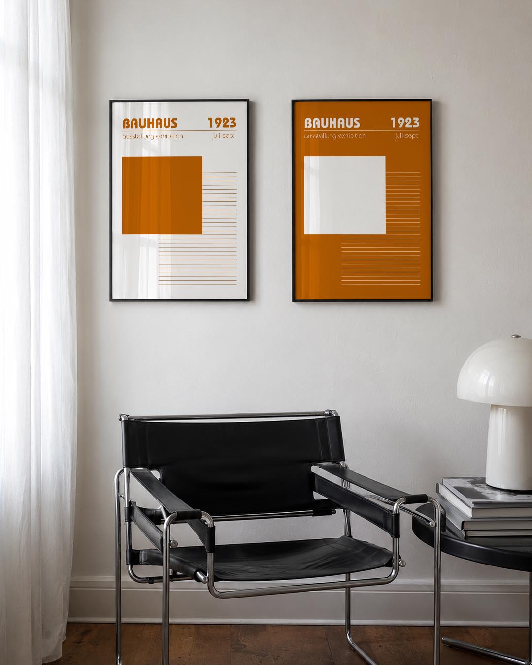 Vlak en lijnenspel Posterset