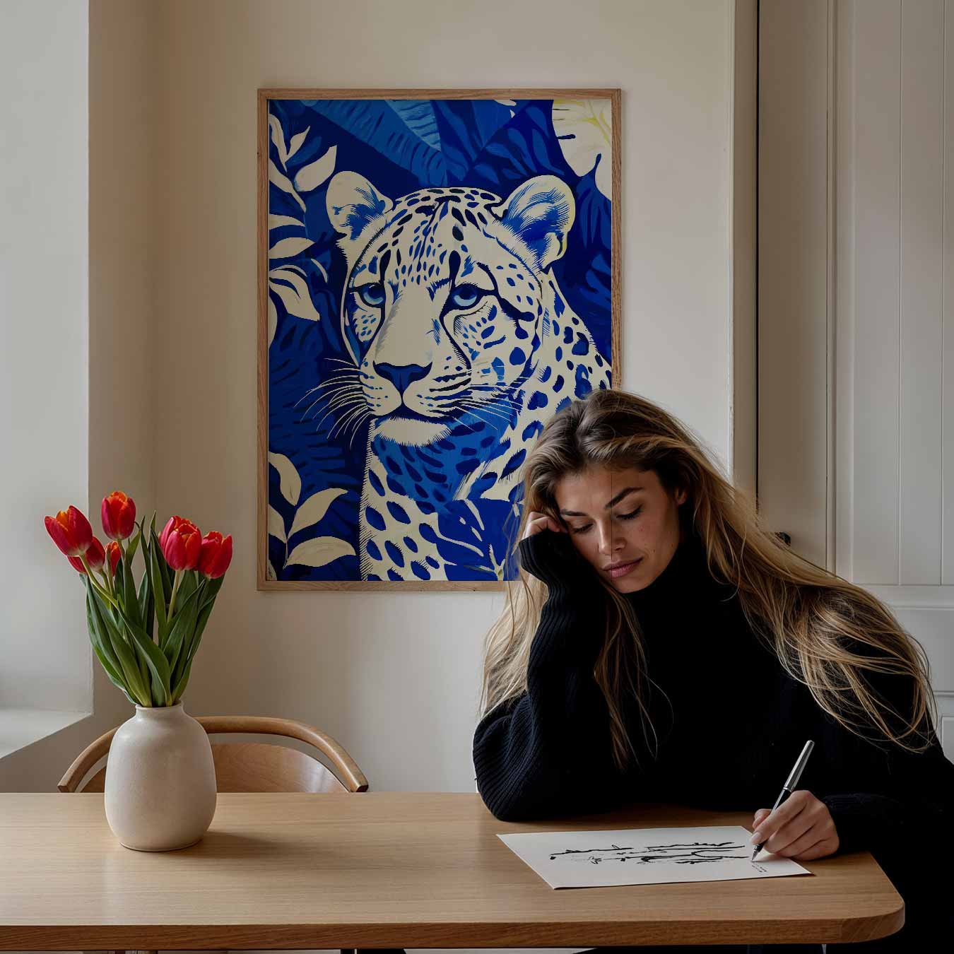 Wondere Wereld van de Luipaard Poster-WallArtistic