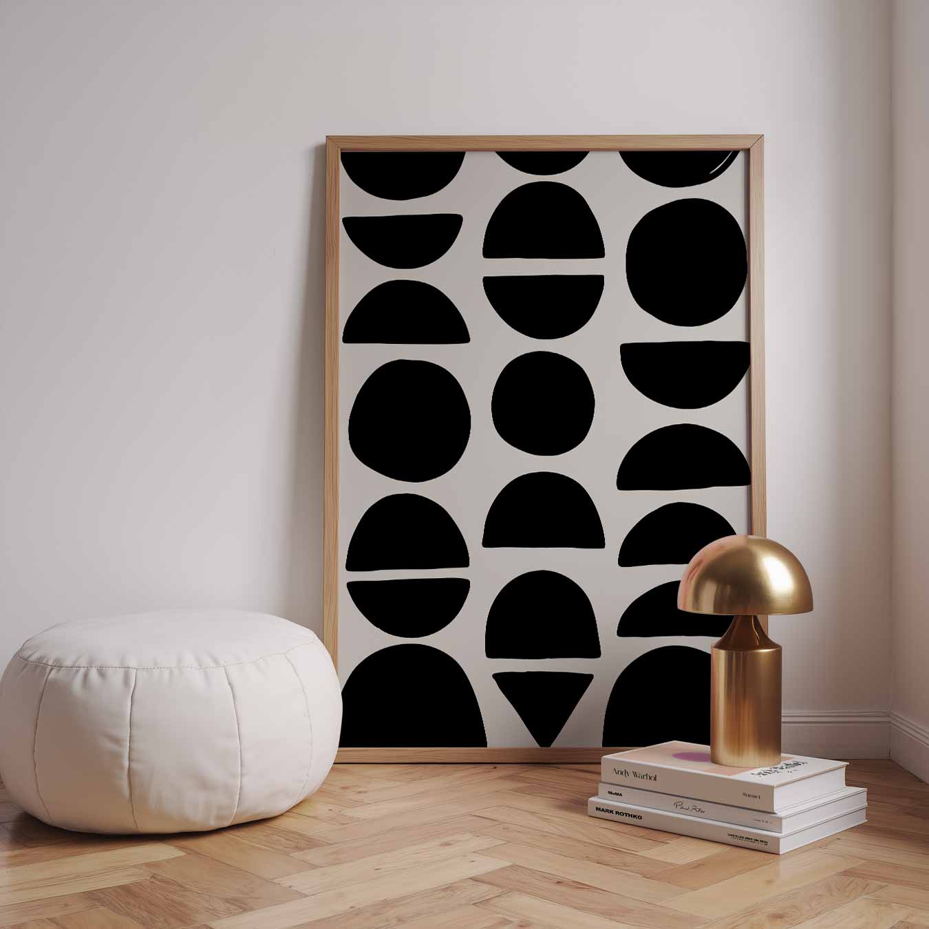 Minimalistische Geometrische Kunstposter-WallArtistic