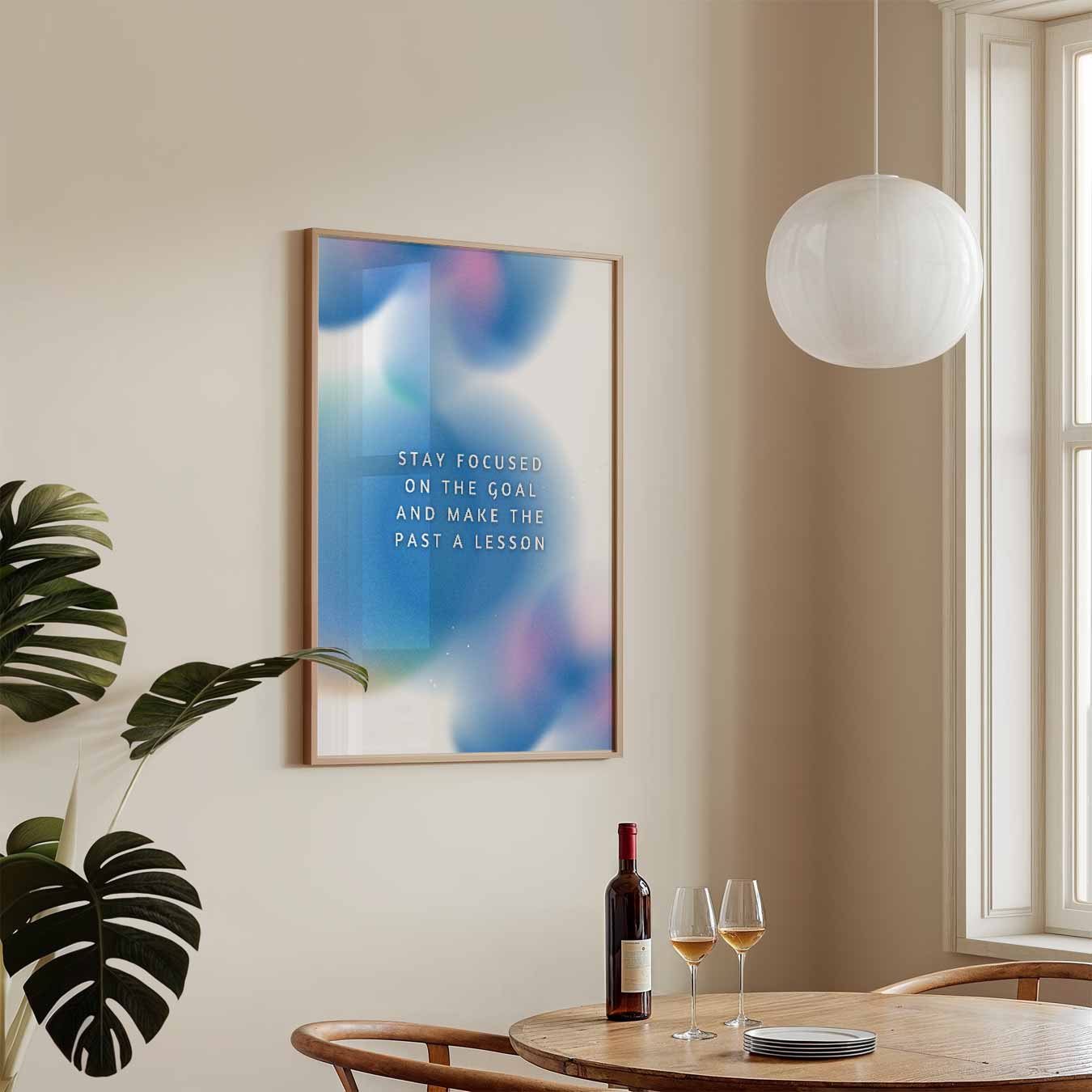 Stay Focused on the Goal Poster-WallArtistic