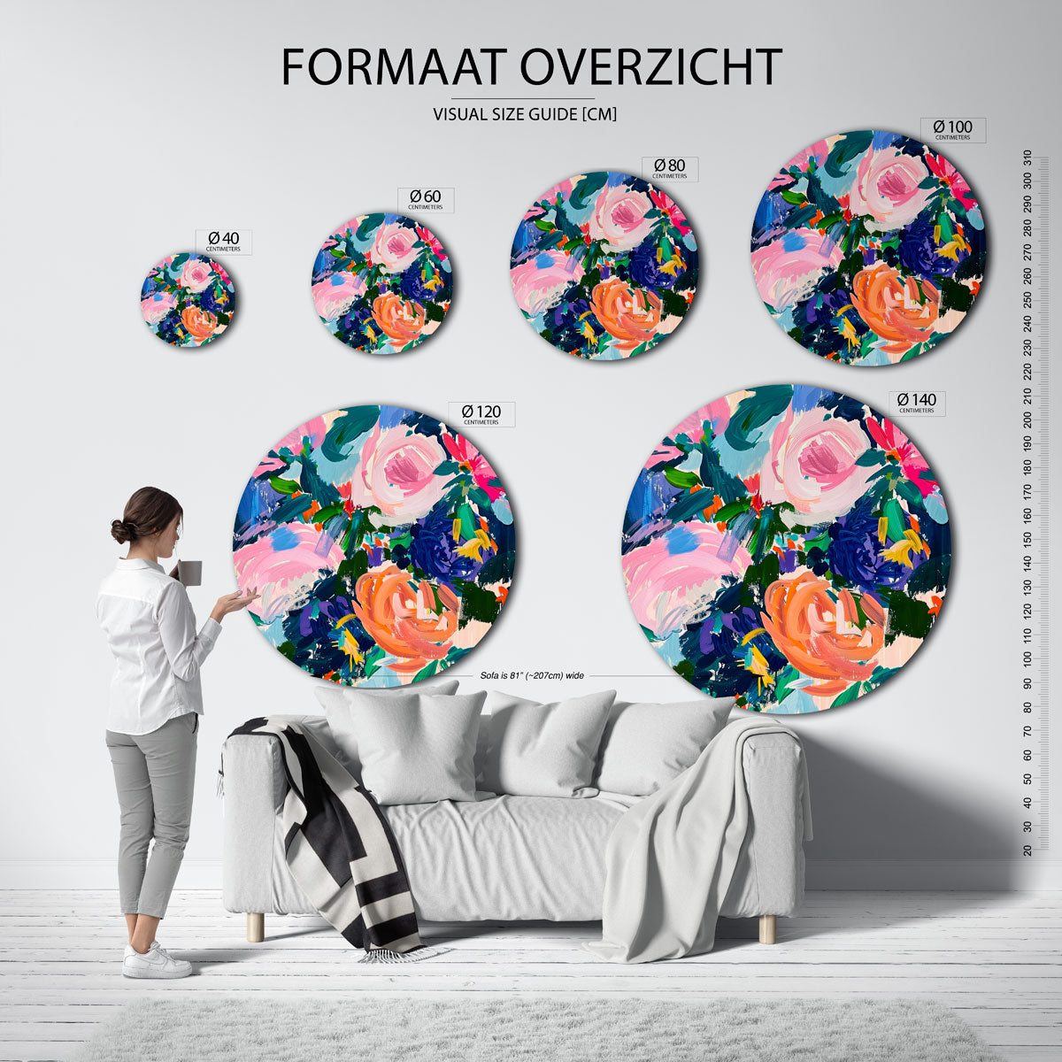 Bloemenpracht Muurcirkel