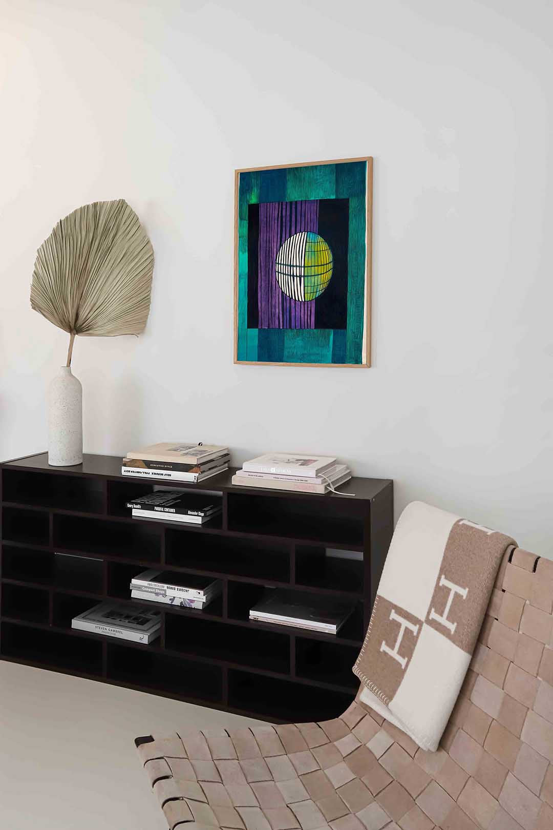 Cirkel met lijnen Poster
