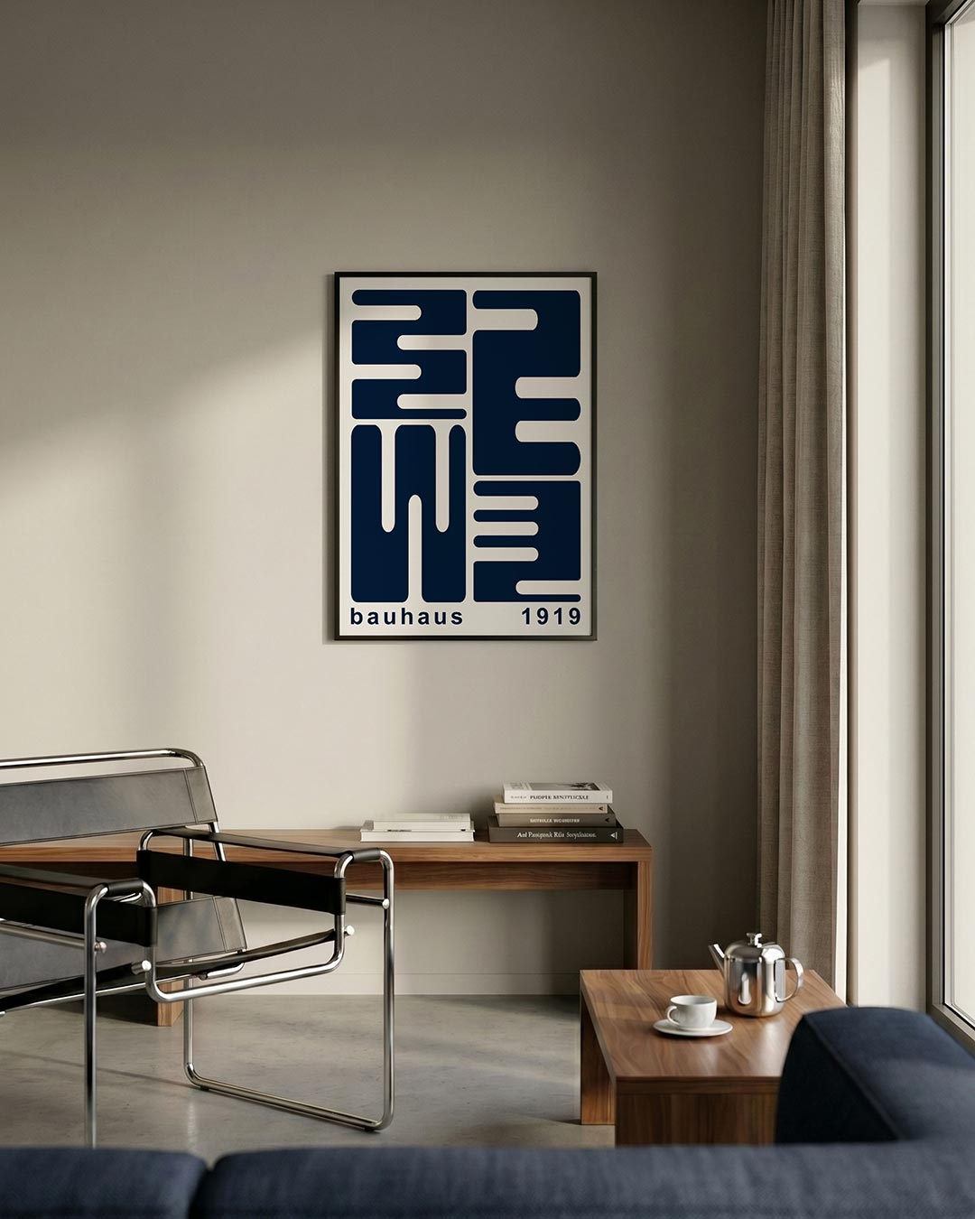 Vorm en lijnenspel Poster