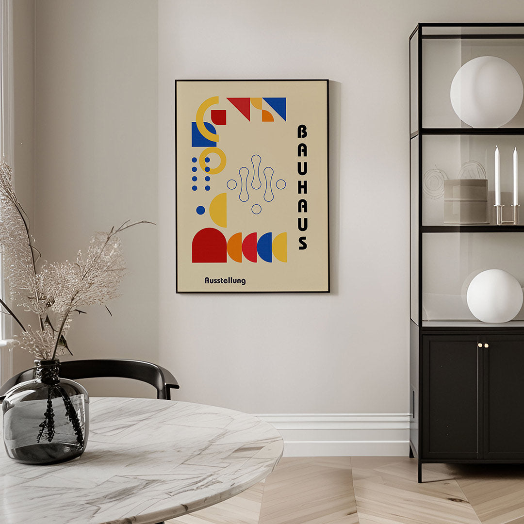 Vormen en vlakkenspel Poster