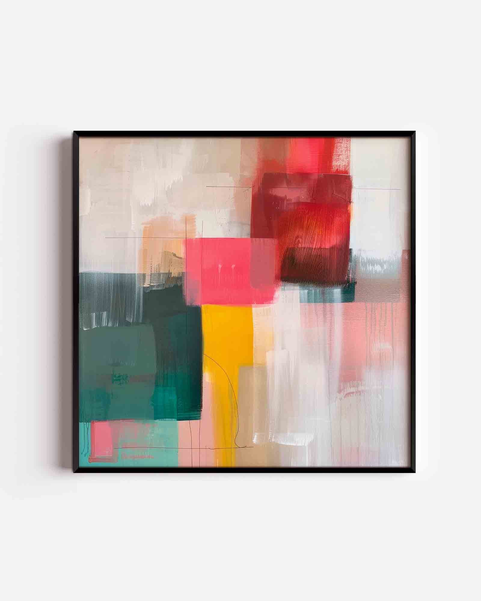 Abstracte vormen Poster