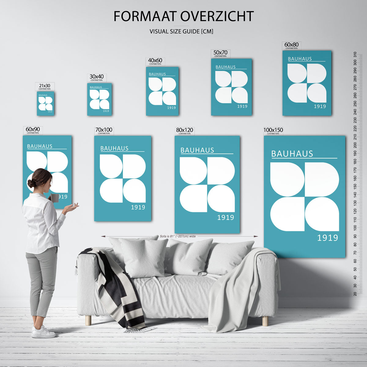 Vorm en kleur Poster