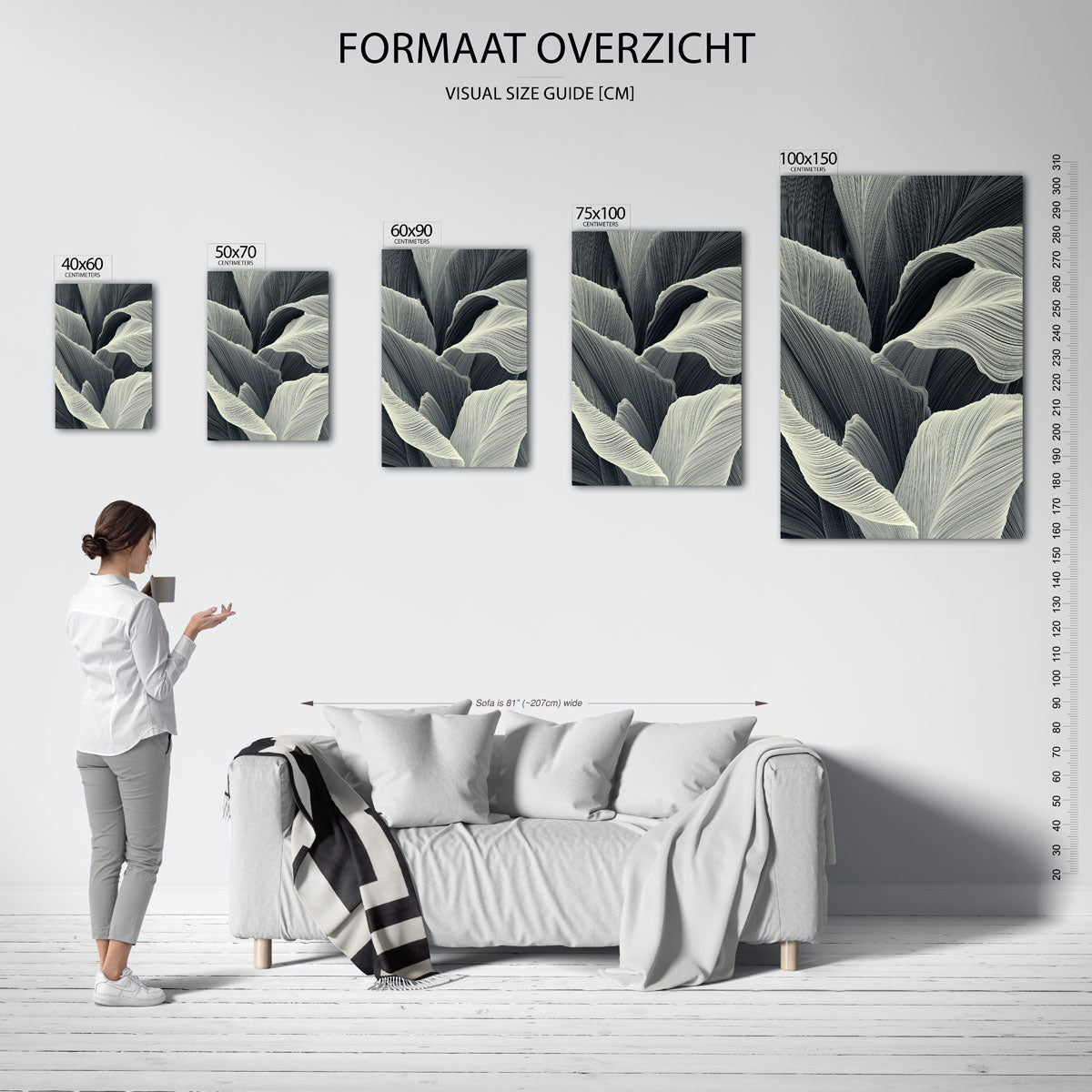 Organische vormen Kunstwerk