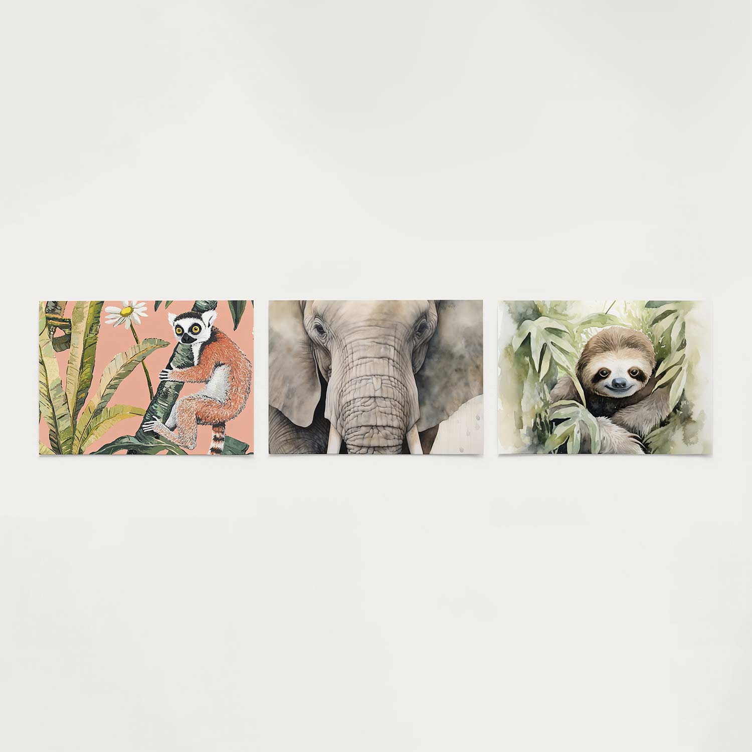 Jungle vreugde Posterset