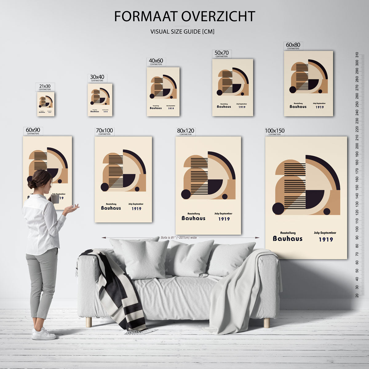 Vormen en vlakkenspel Poster