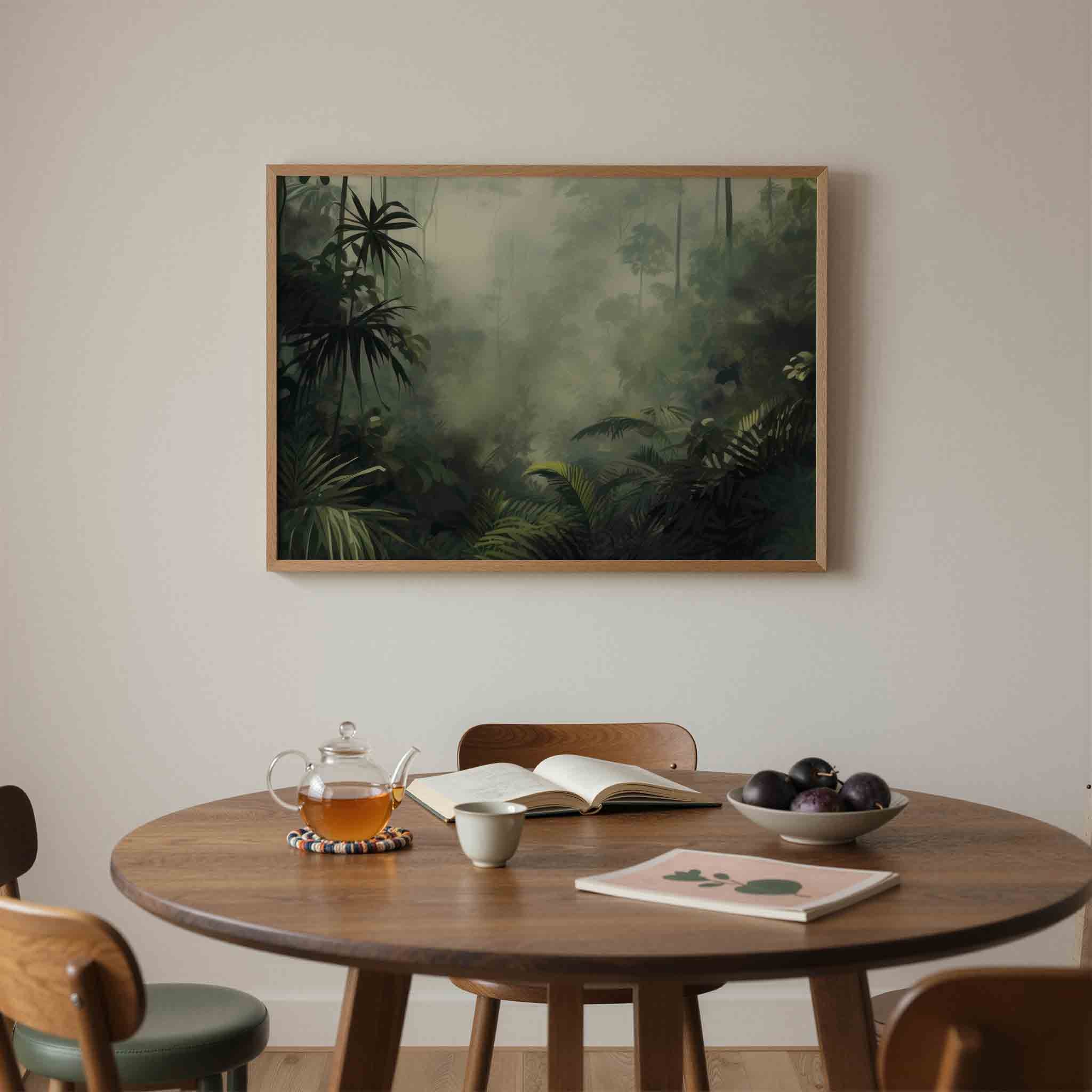 Tropisch bladerdek Poster