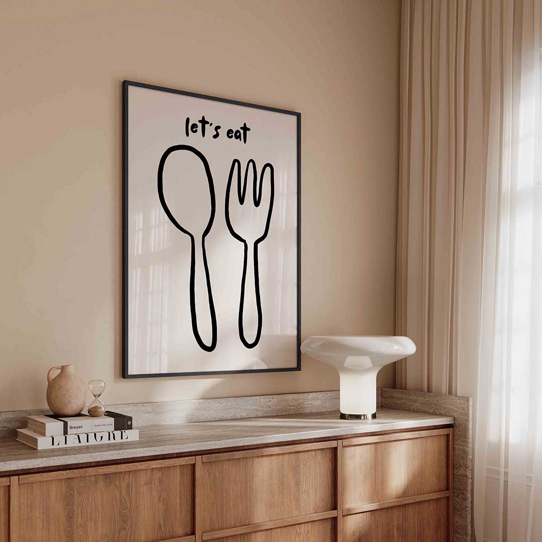 Bestek illustratie Poster