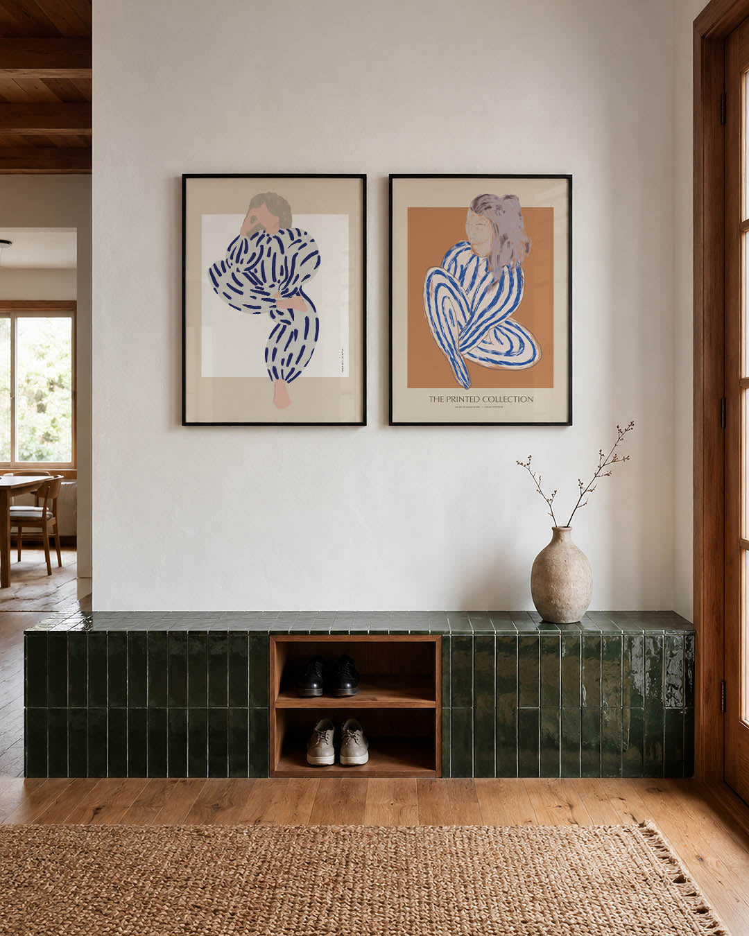 Vorm en kleurenspel Posterset