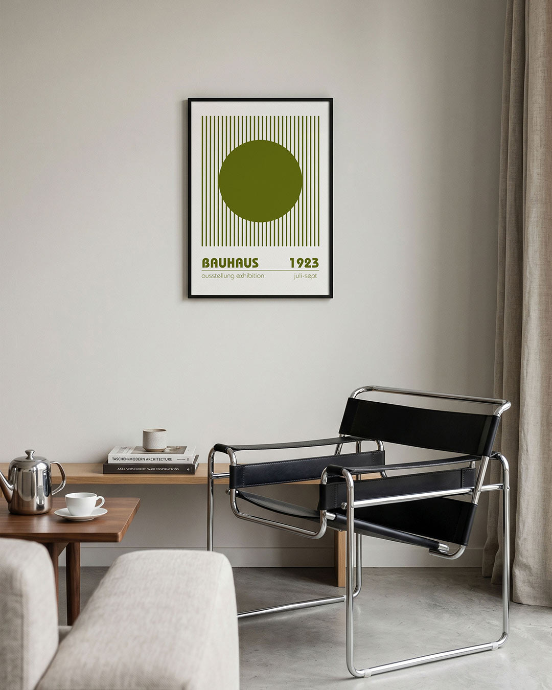 Cirkel en lijnen Poster