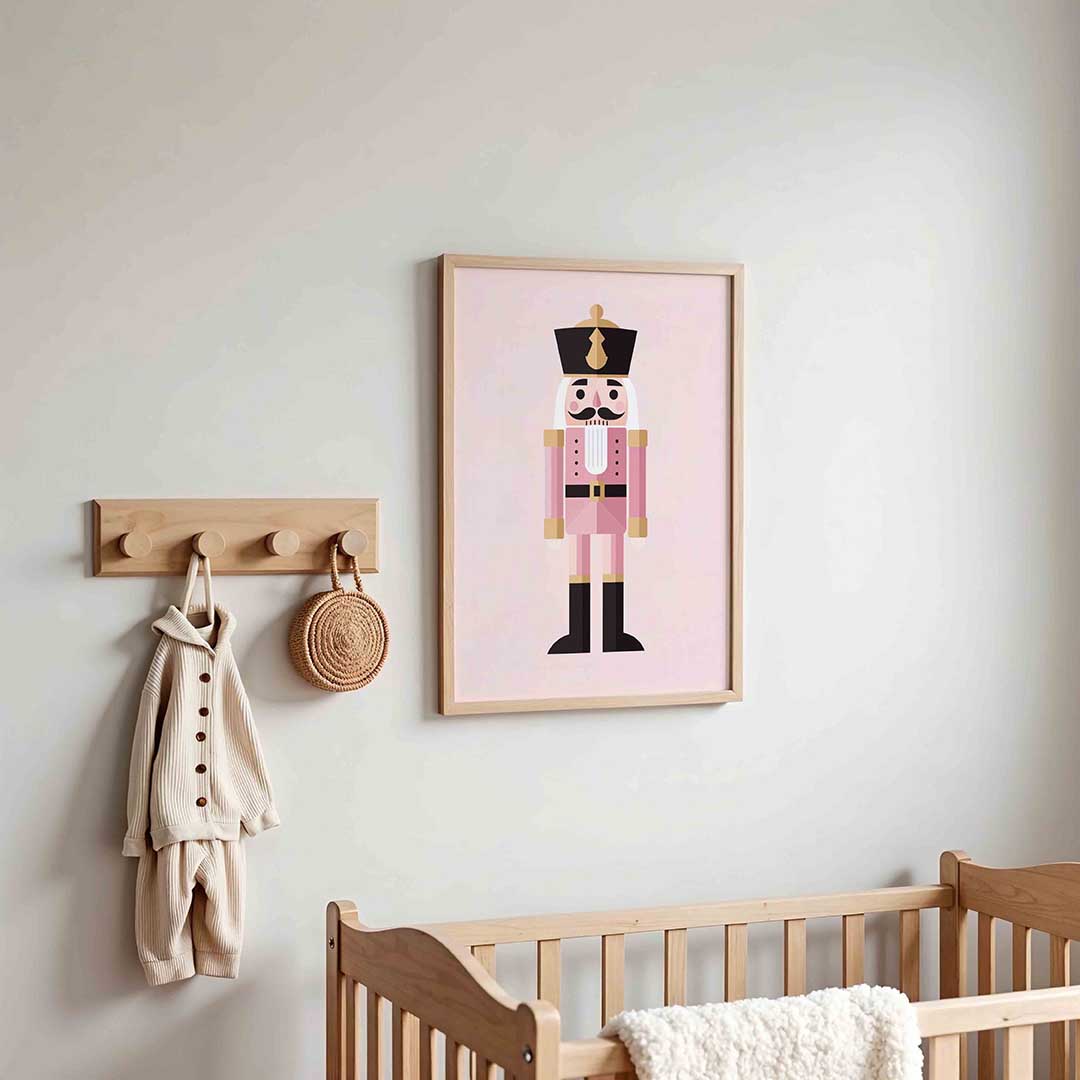 Roze notenkraker Poster