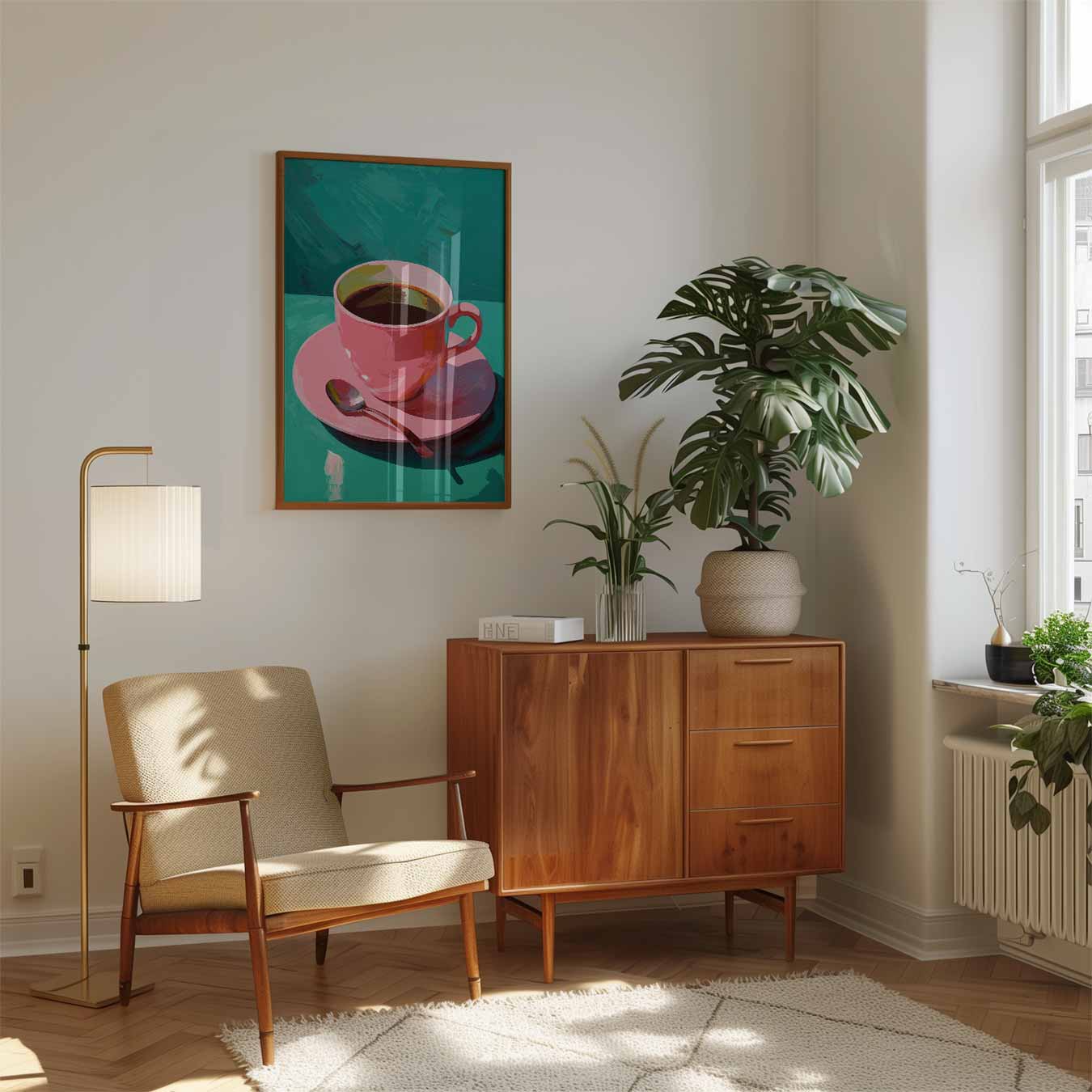 Koffie Moment Poster-WallArtistic