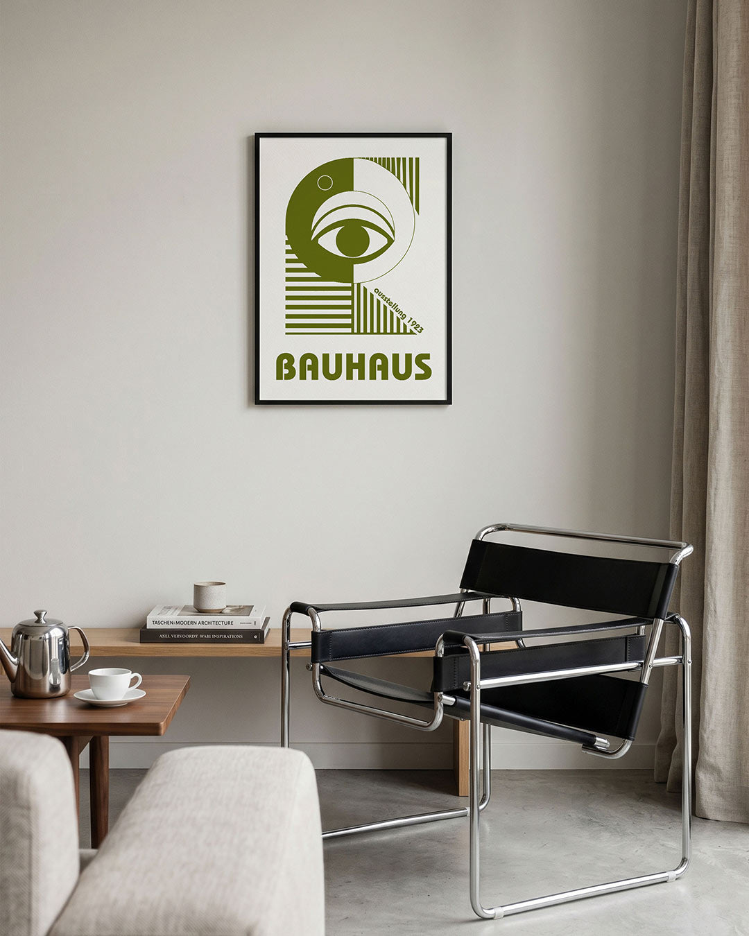 Oog en lijnen Poster