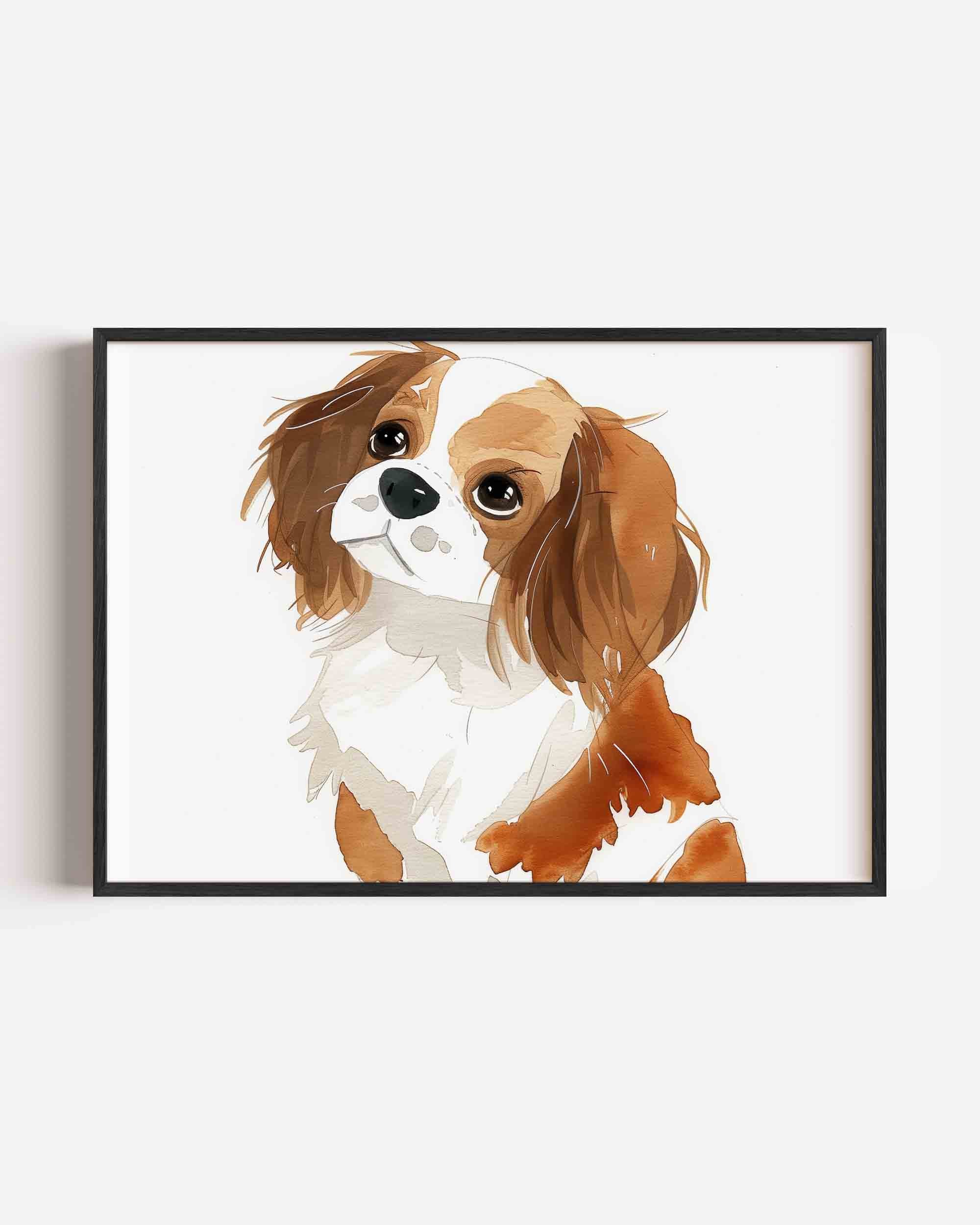 Hond met bruine vlekken Poster