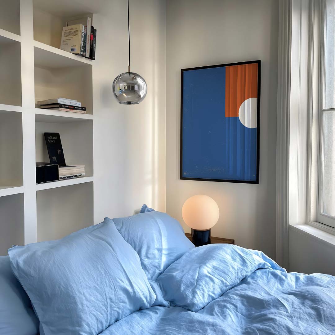 Kleurrijke Geometrische Abstractie Poster-WallArtistic
