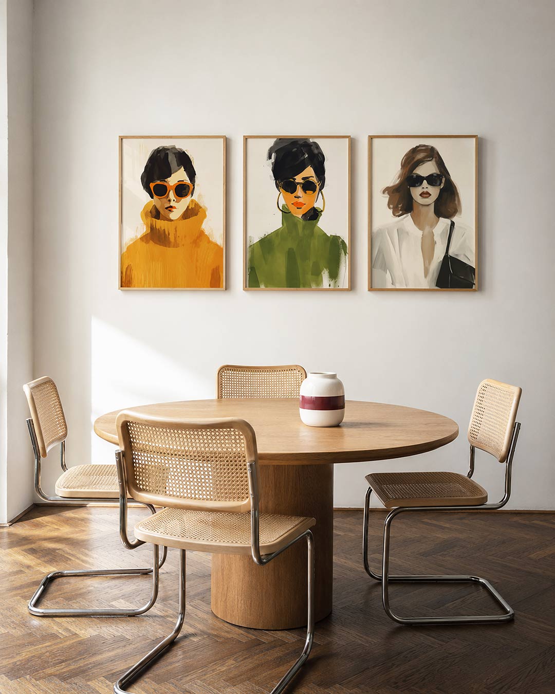 Kleur en schaduw Posterset