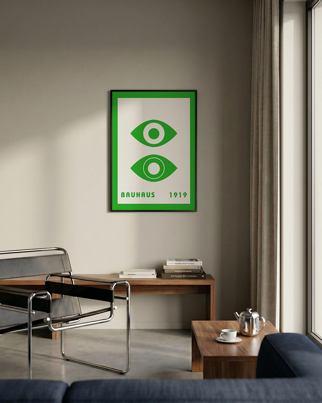 Oogvormen en kleur Poster