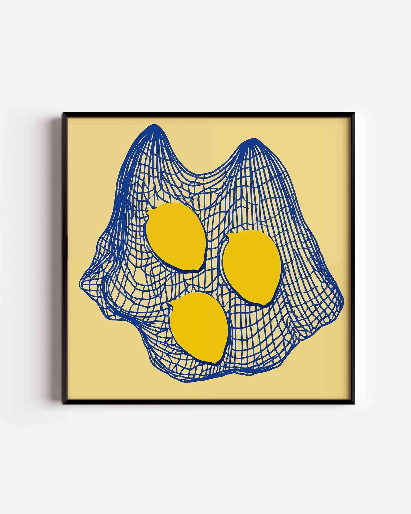 Citroenen in net Poster
